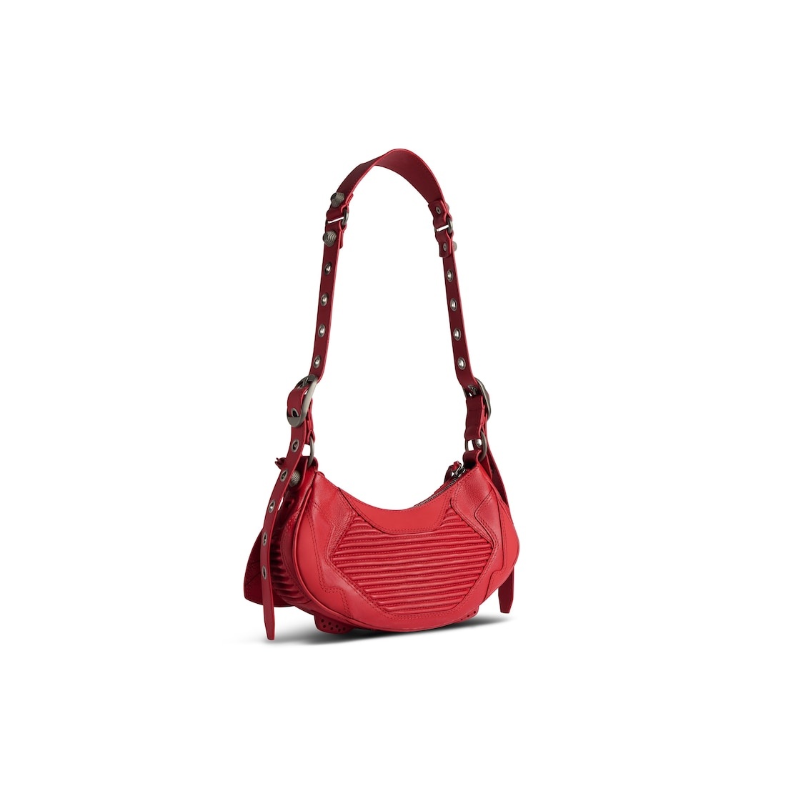 Women's Le Cagole Xs Shoulder Bag  in Red - 3