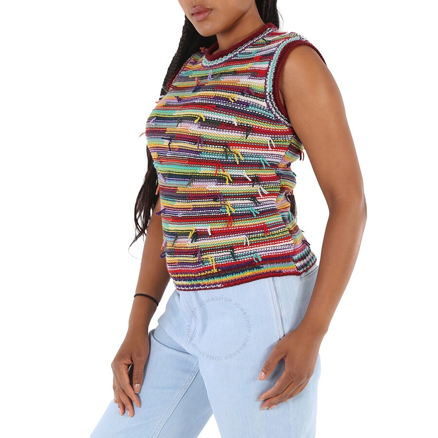 Chloe Ladies Multicolor Sleeveless Jumper - 5