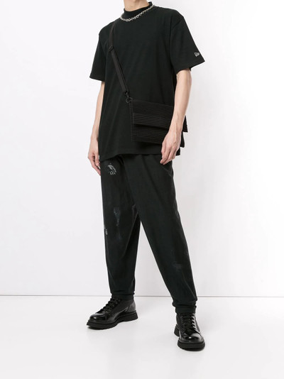 Yohji Yamamoto paint-effect trousers outlook