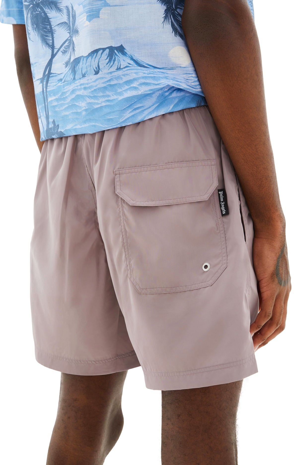 CLASSIC LOGO SWIM SHORTS (LILAC) - 4