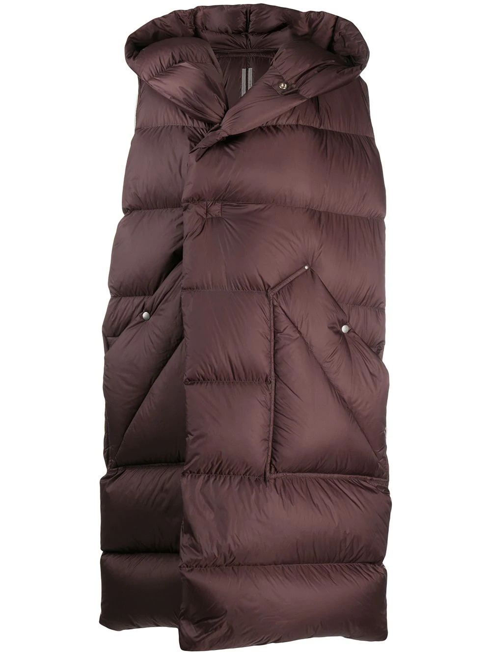 sleeveless puffer jacket - 1