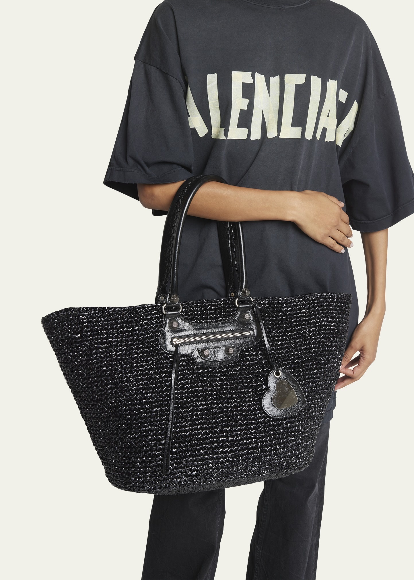 BALENCIAGA Le Cagole Large Basket Tote Bag | bergdorfgoodman