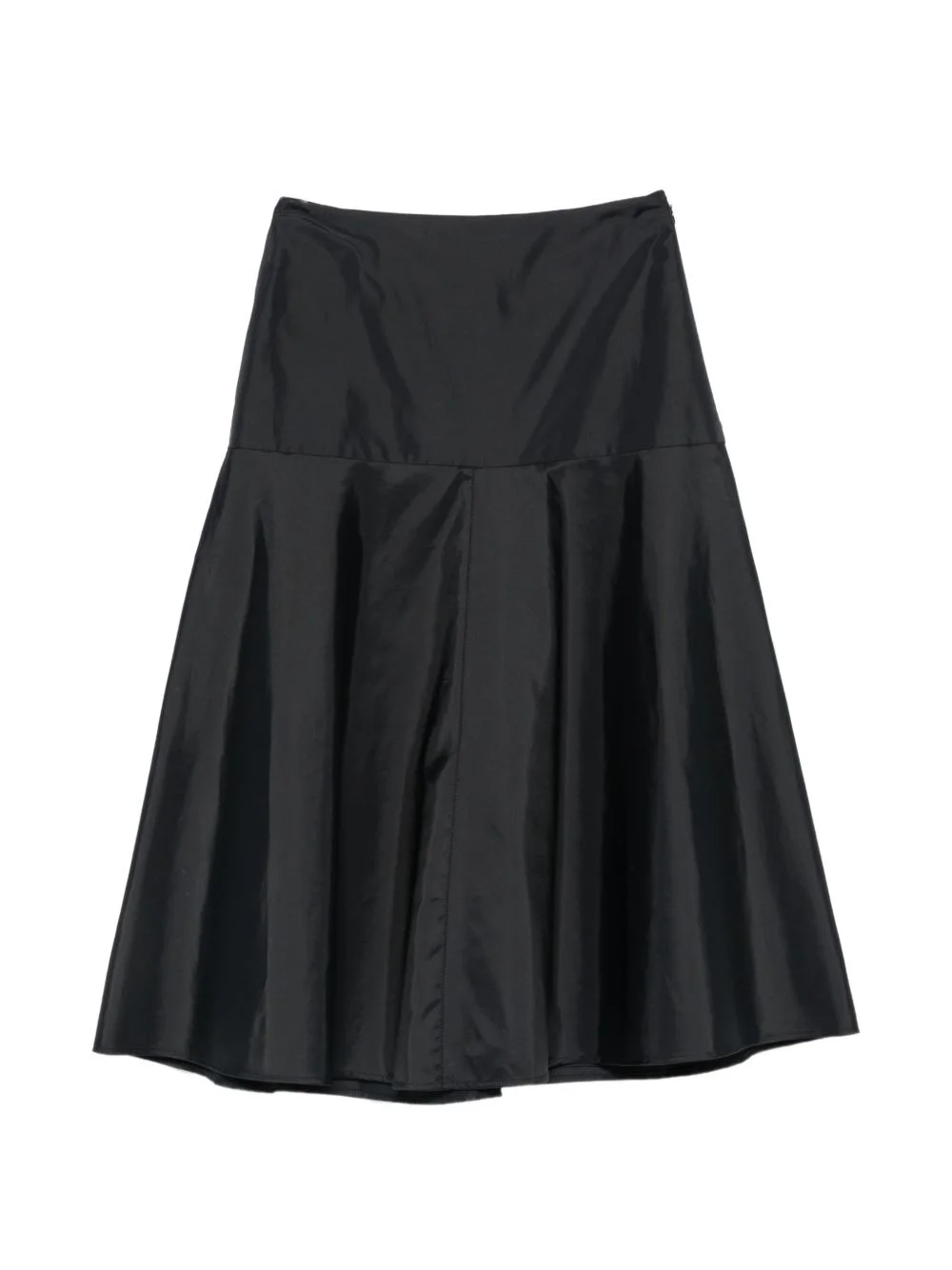A-line flared midi skirt - 1