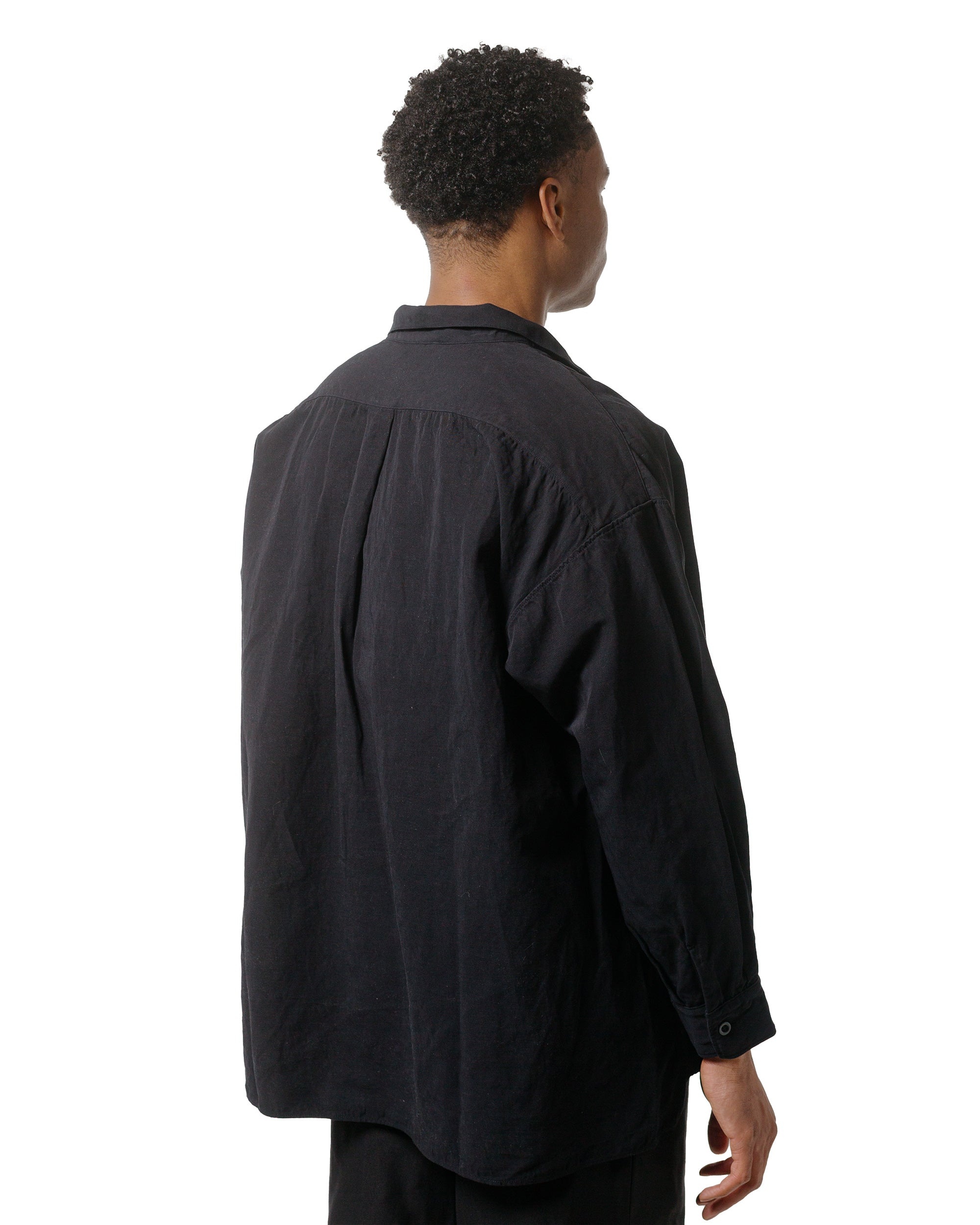Standcollar Smock Ink Black - 6