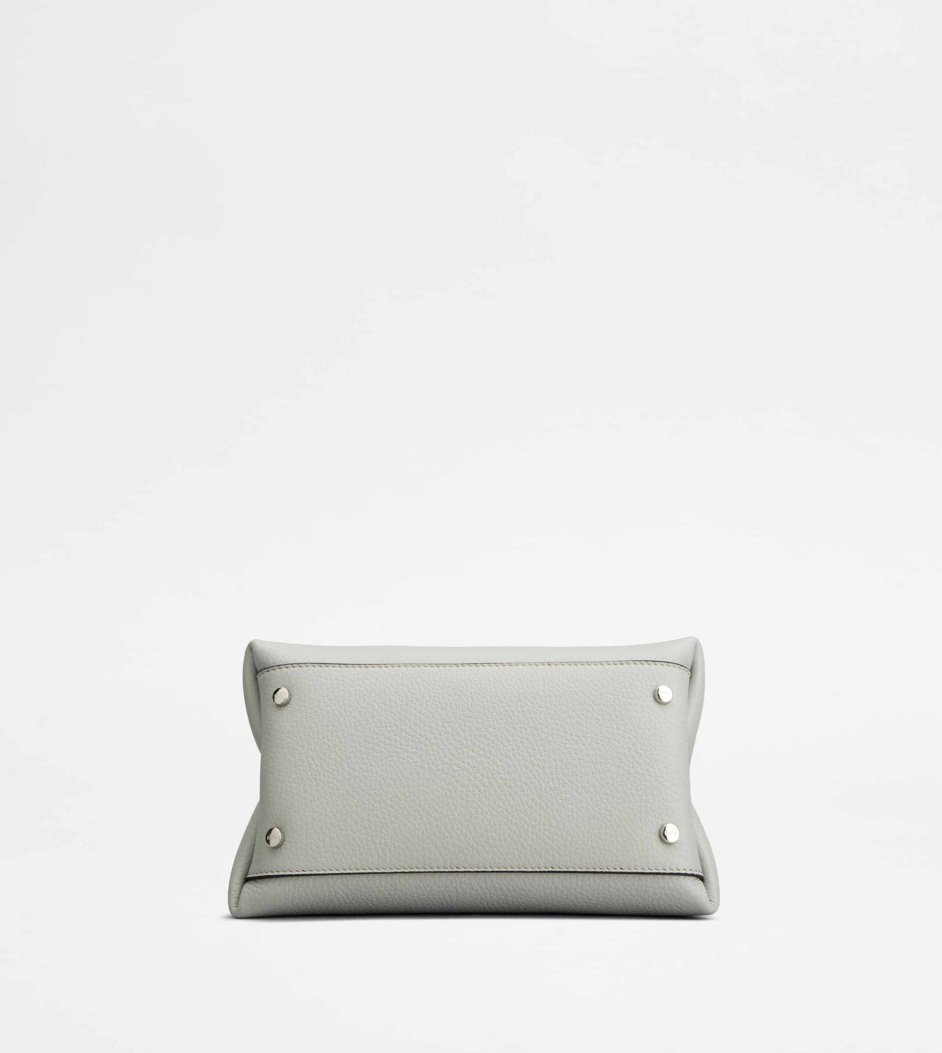 BAG IN LEATHER MICRO - GREY, NATURAL - 3
