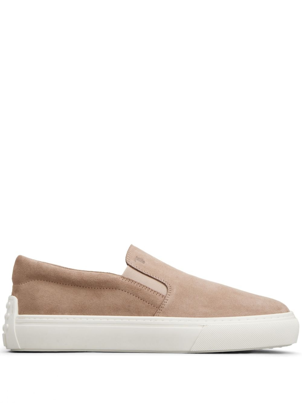 slip-on suede sneakers - 1