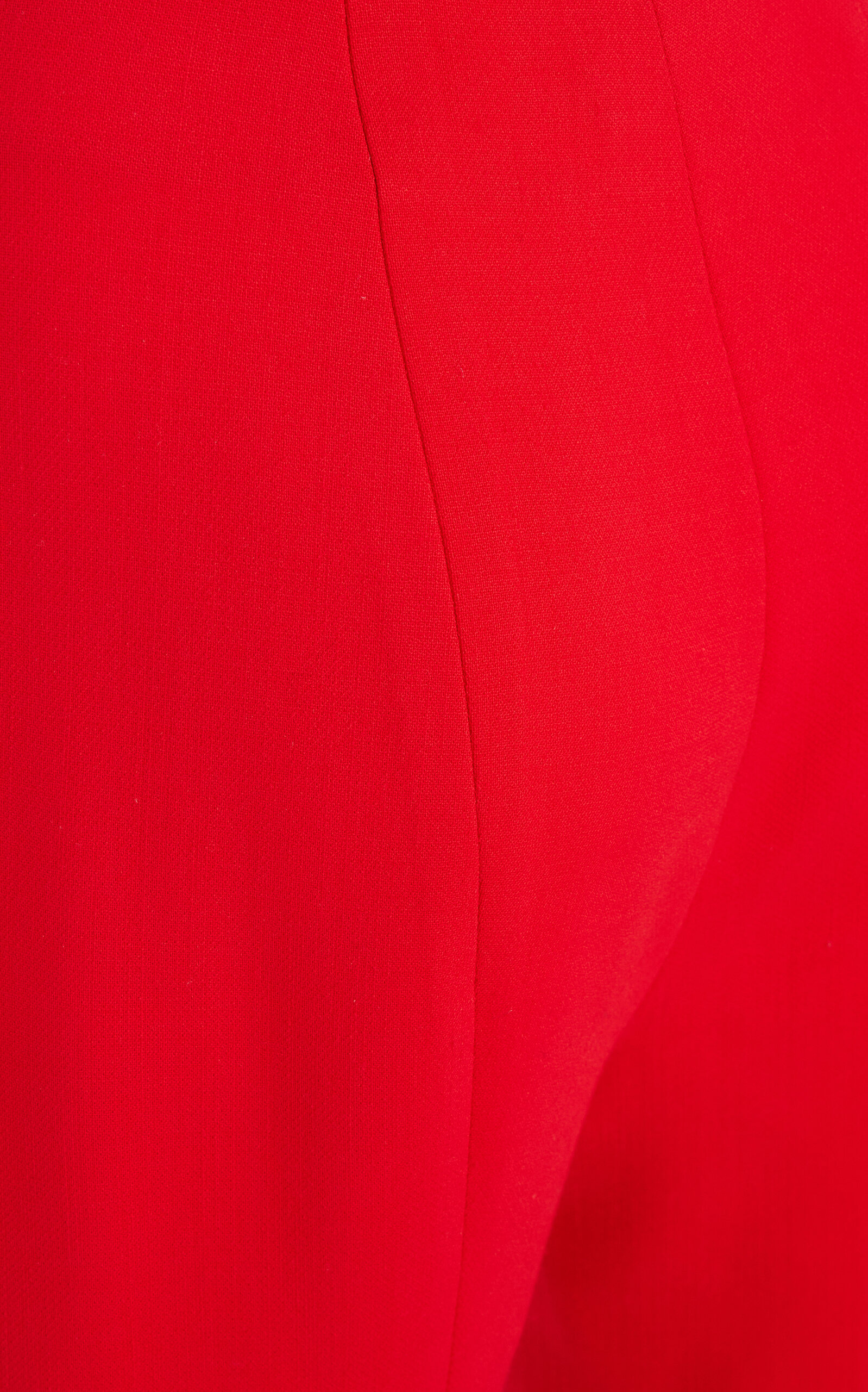 Emilie Bi-Stretch Wool Straight-Leg Pants red - 7
