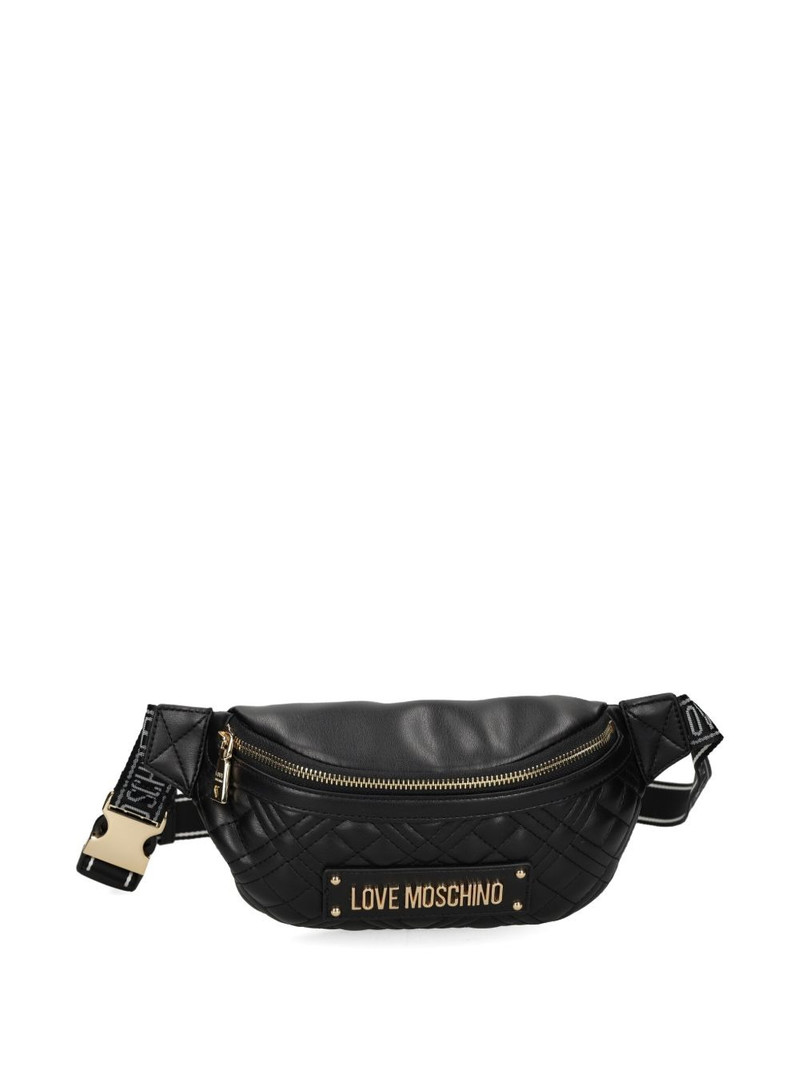 quilted logo belt bag 1