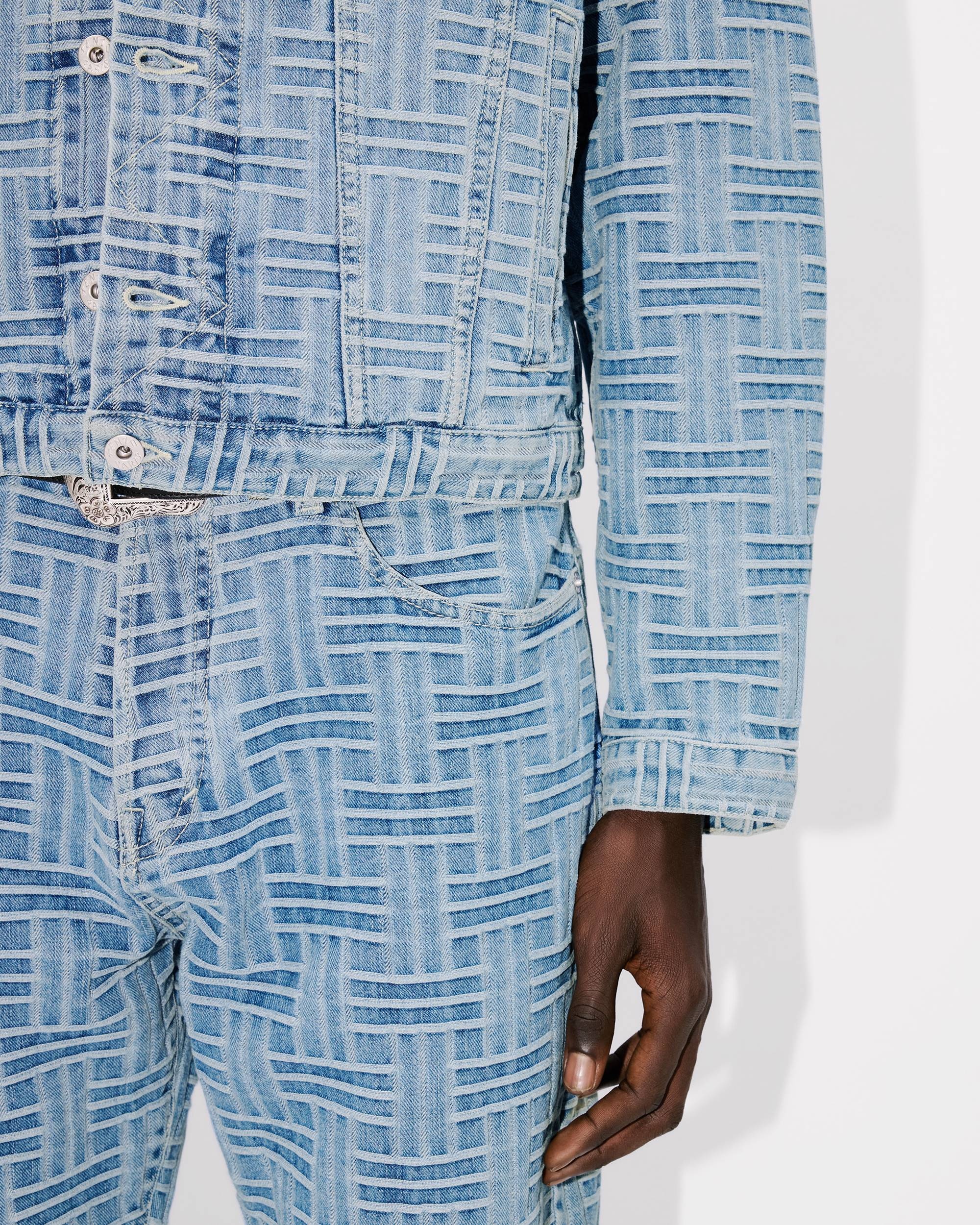 'KENZO Weave' trucker jacket in japanese denim - 6