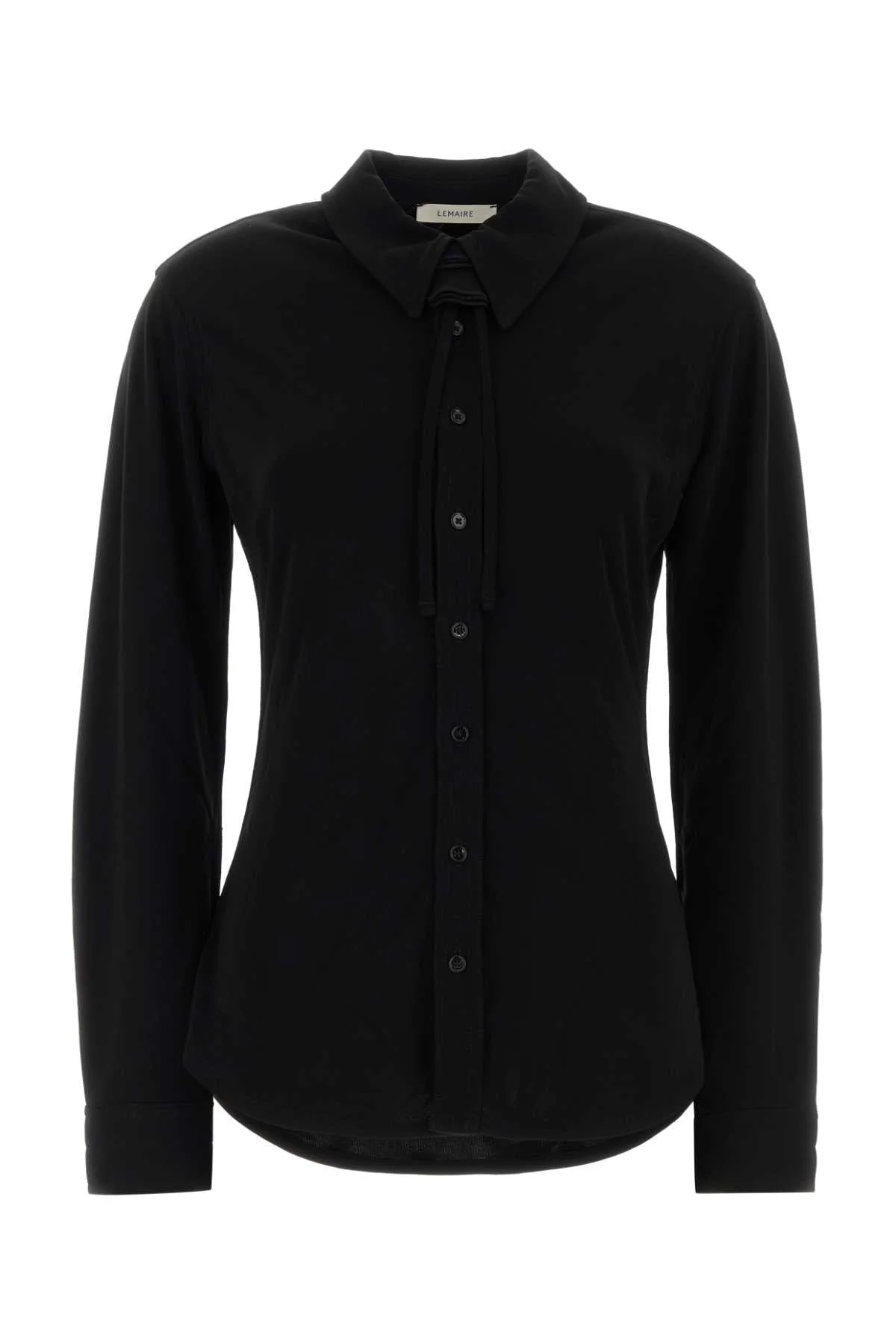 Lemaire Women Black Viscose Shirt - 1
