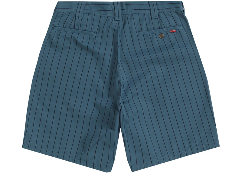 Supreme Supreme Work Short Teal Stripe outlook