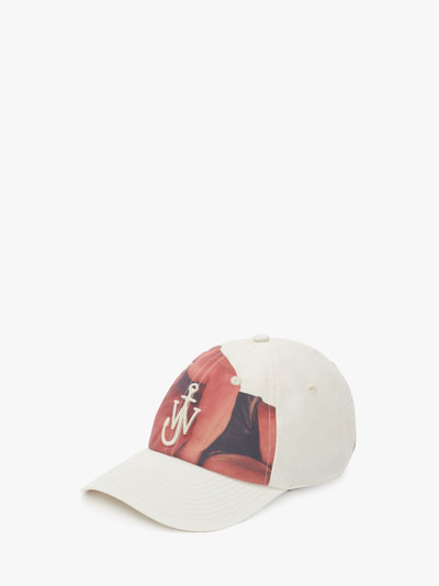 JW Anderson PRINTED BASEBALL CAP WITH ANCHOR LOGO outlook