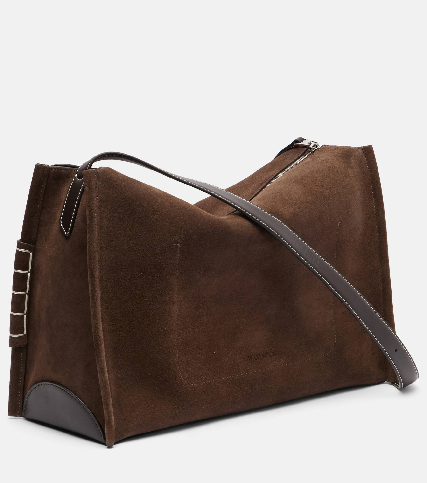 Loafer suede tote bag - 4