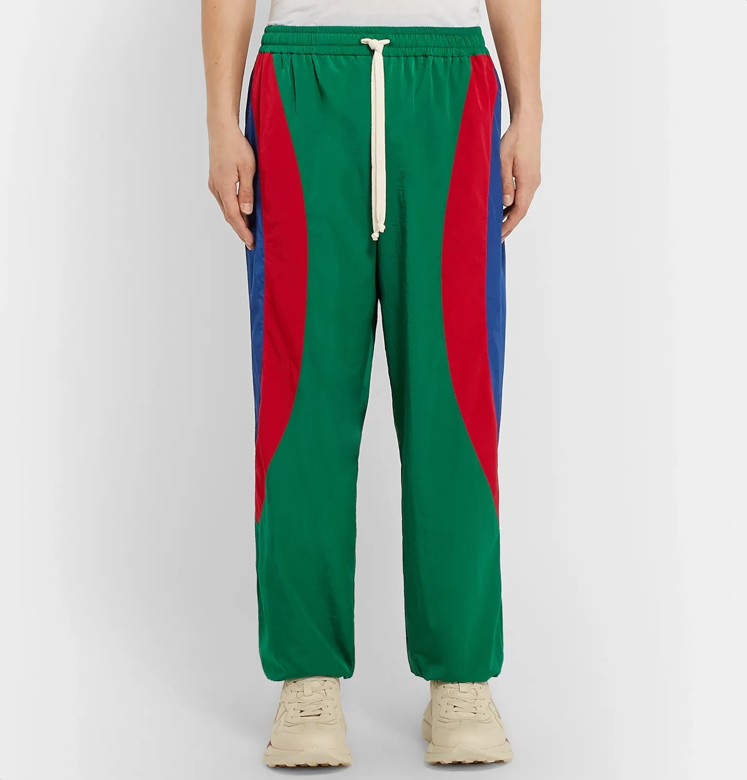 Tapered Logo-Appliquéd Nylon Track Pants - 4