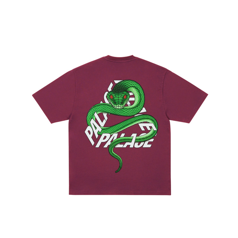 SNAKEY P3 T-SHIRT RICH WINE 1