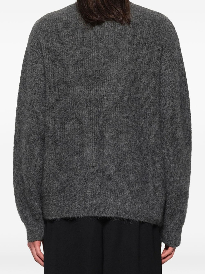 Wooyoungmi cable-embroidered sweater outlook