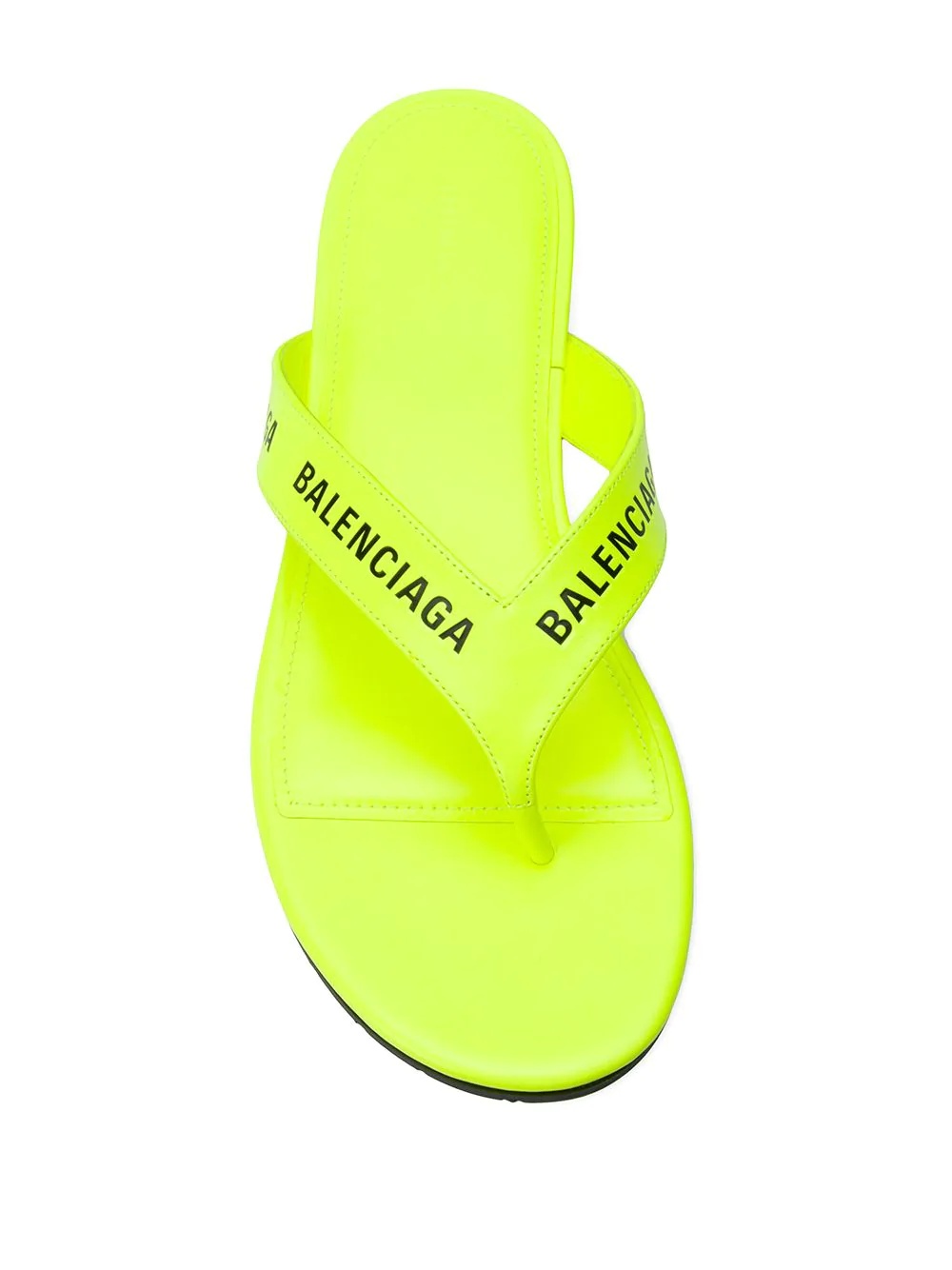 logo-strap flip flops - 4