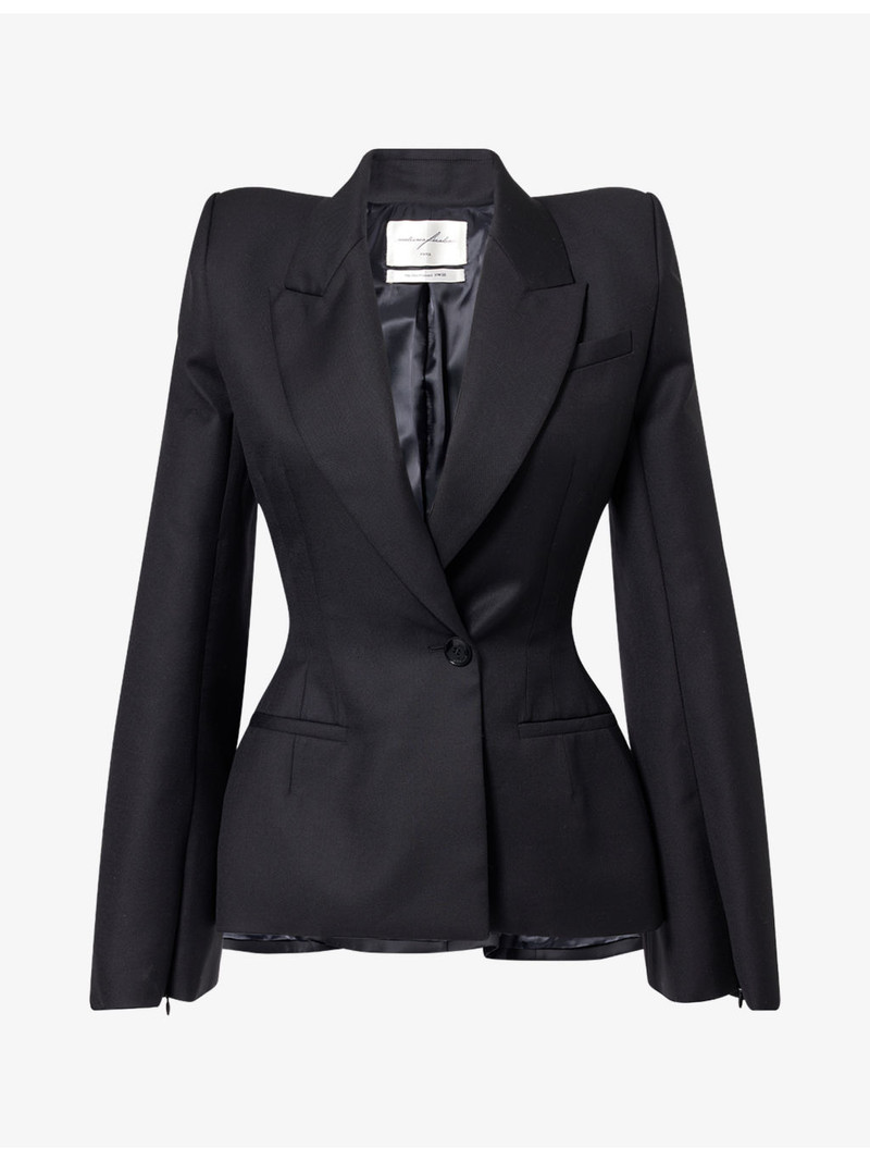 Madame Single-Breasted Wool Blazer 1