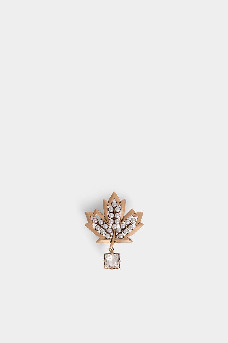CANADIAN LEAF VINTAGE EARRING - 1