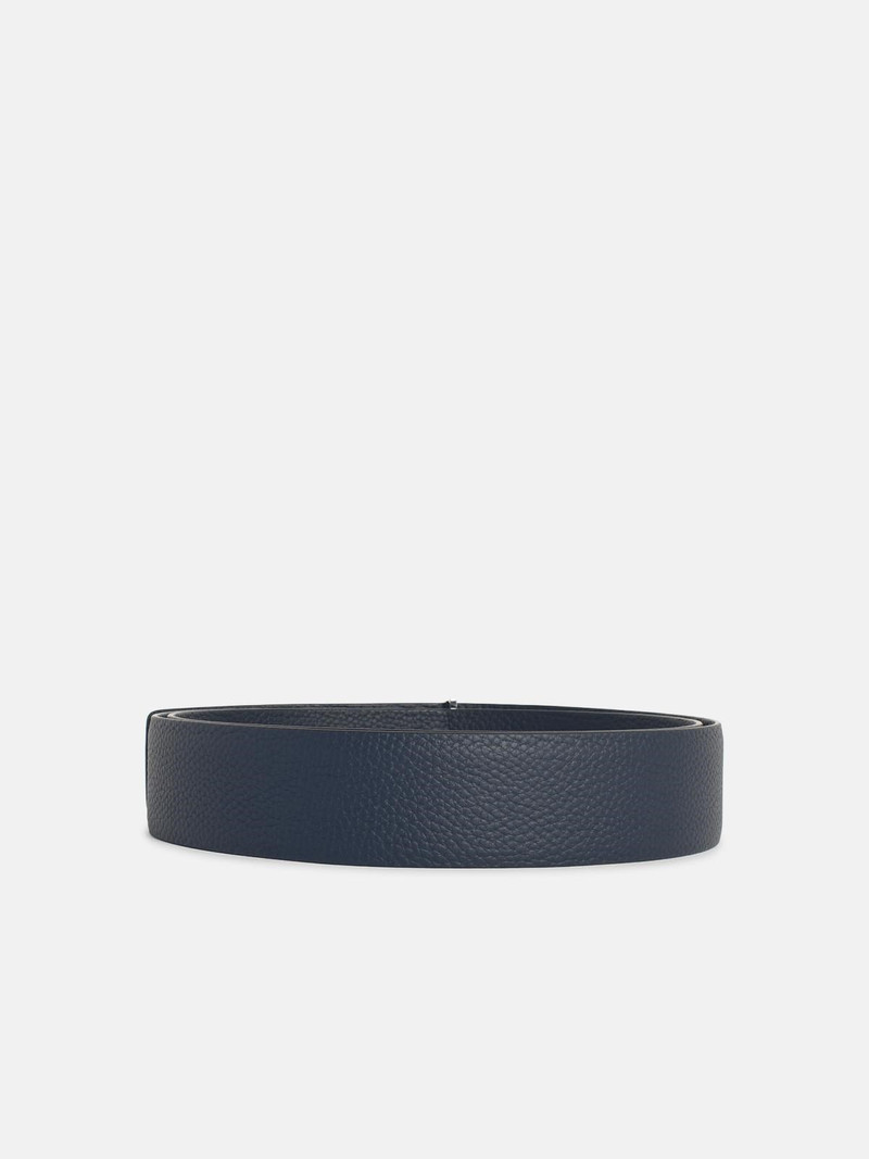 TOM FORD NAVY REVERSIBLE LEATHER BELT outlook