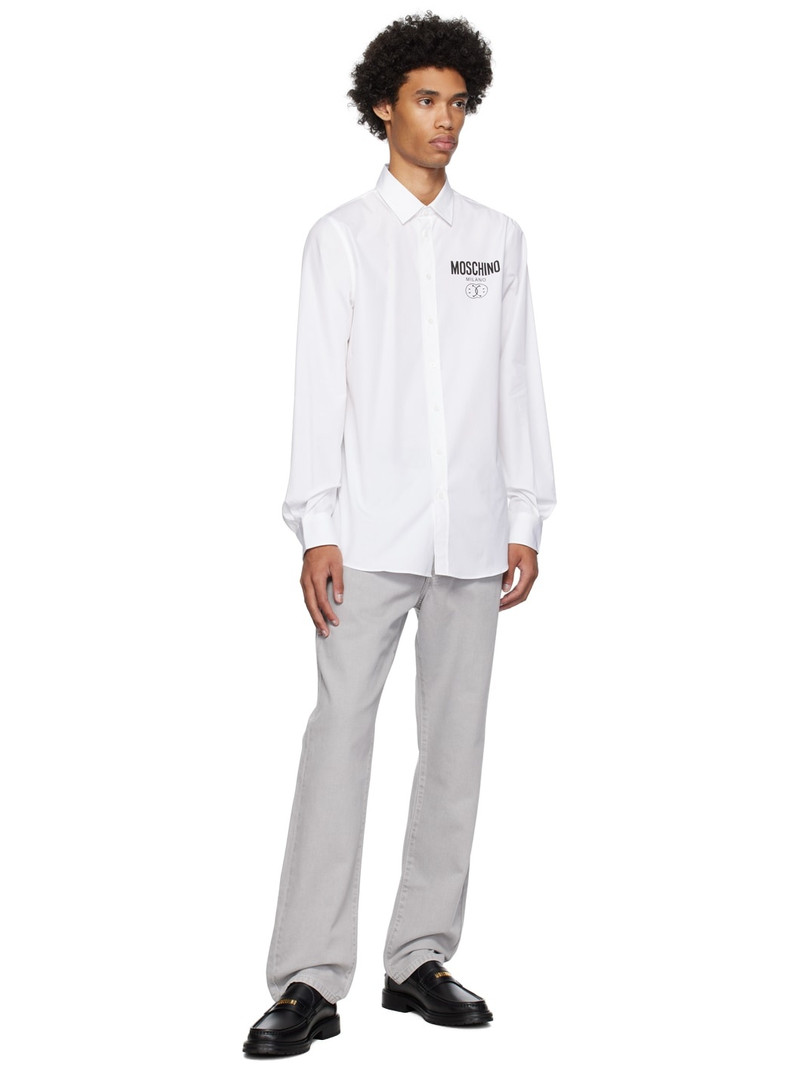 Moschino White Printed Shirt outlook