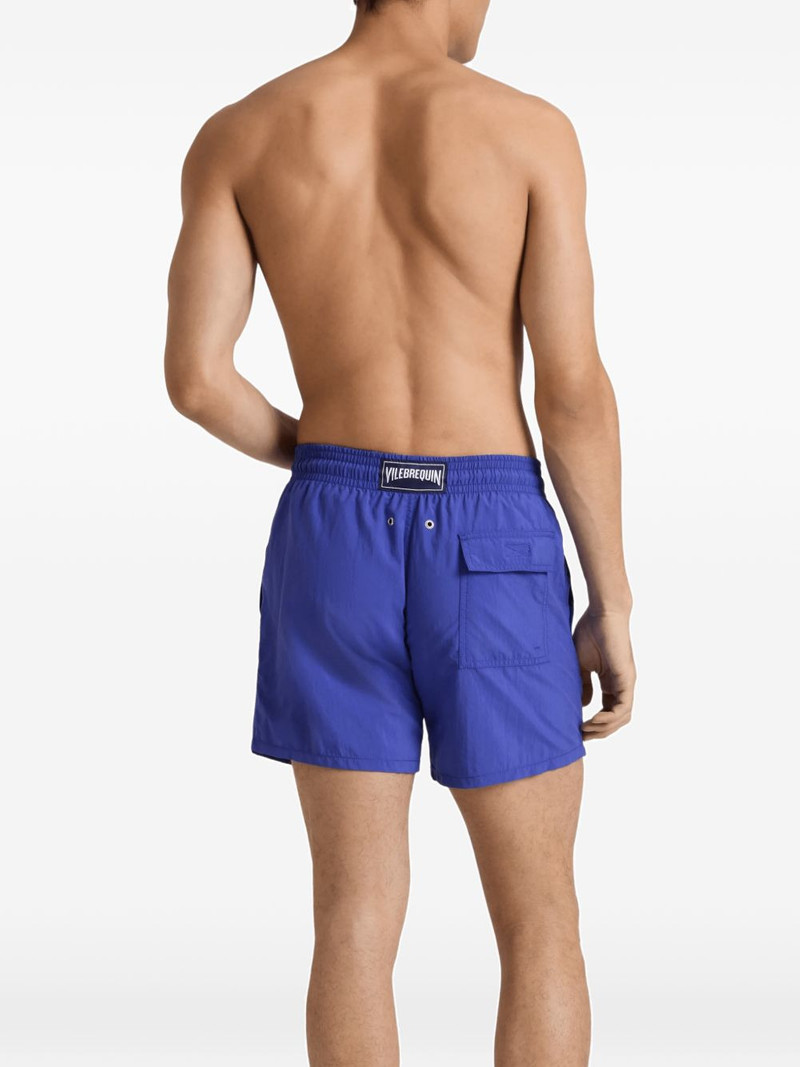 elastic-waist swim shorts 4