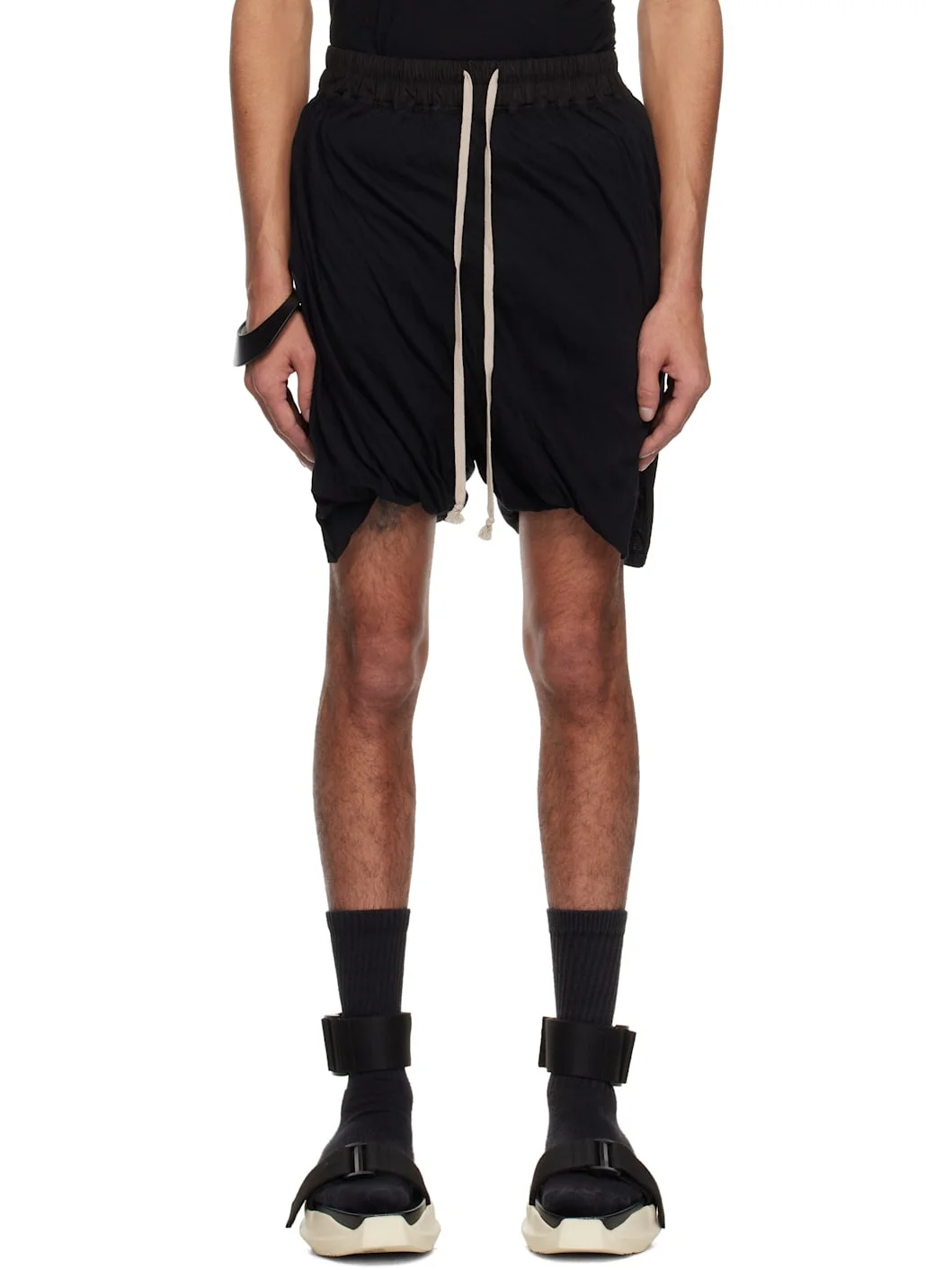 Black Hollywood DBL Long Boxers Shorts - 1