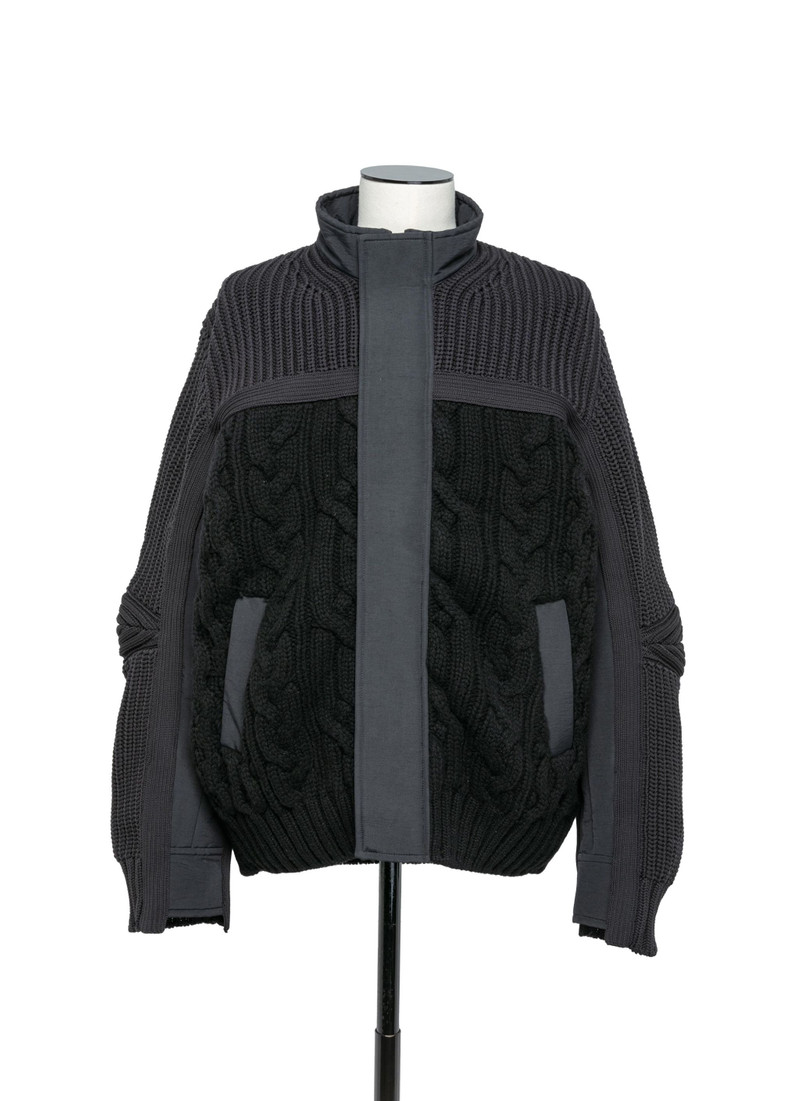 sacai Knit Blouson outlook