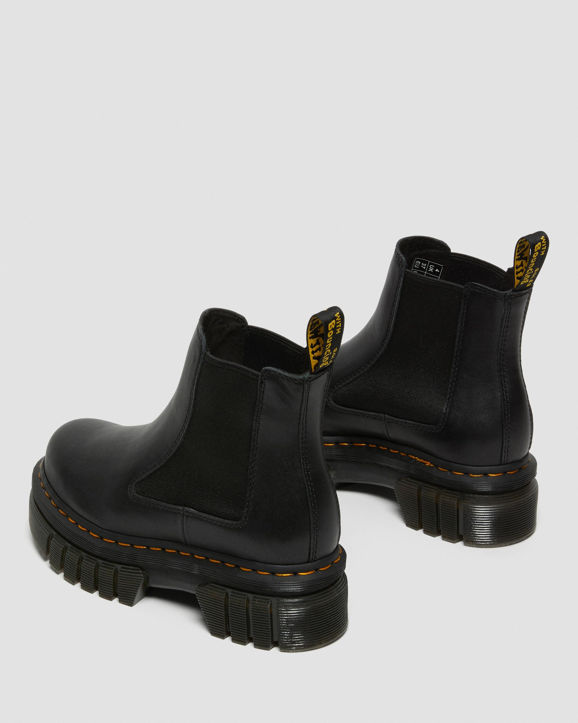 Audrick Nappa Leather Platform Chelsea Boots - 10