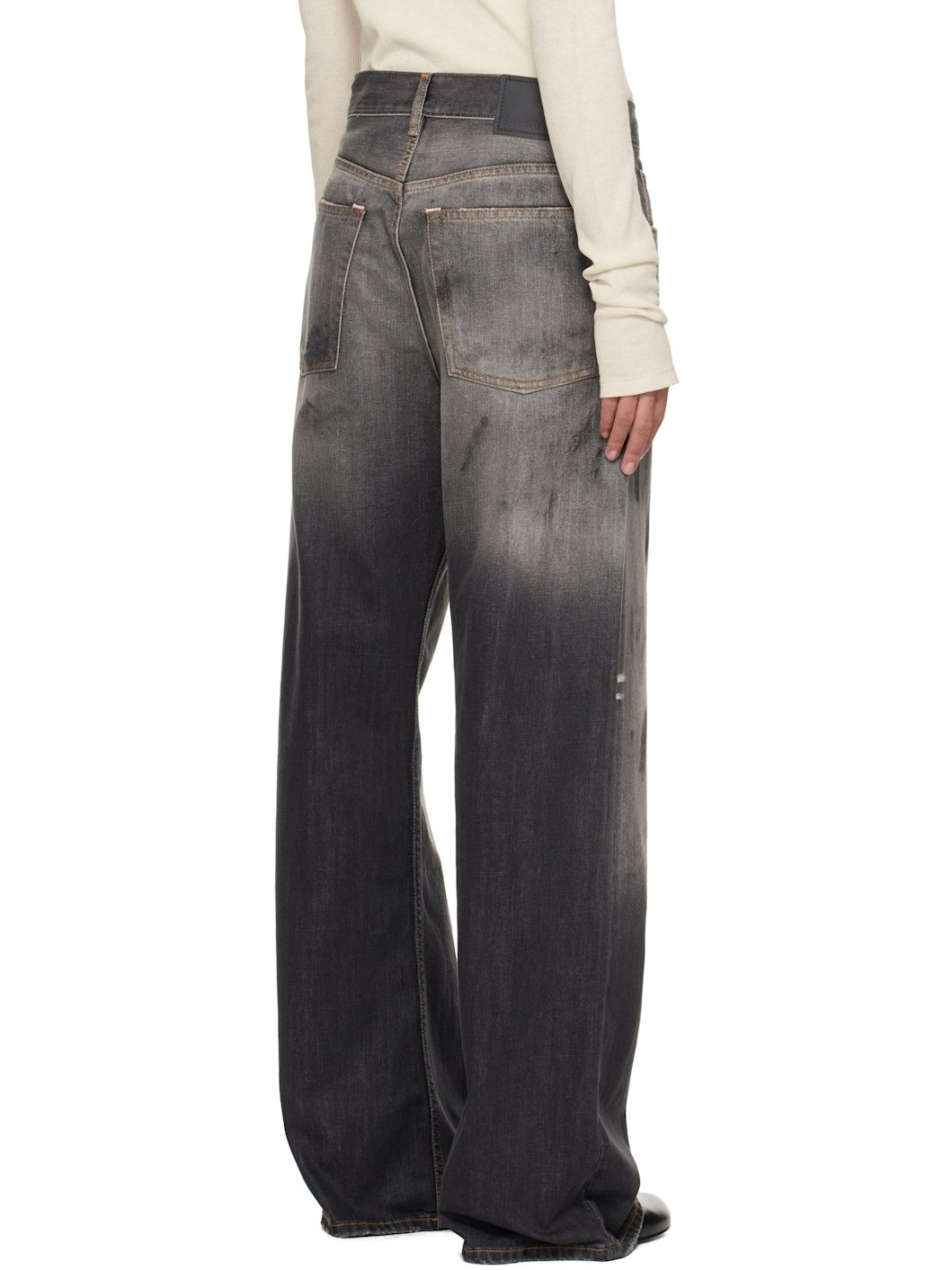 Black Loose Fit Jeans - 3