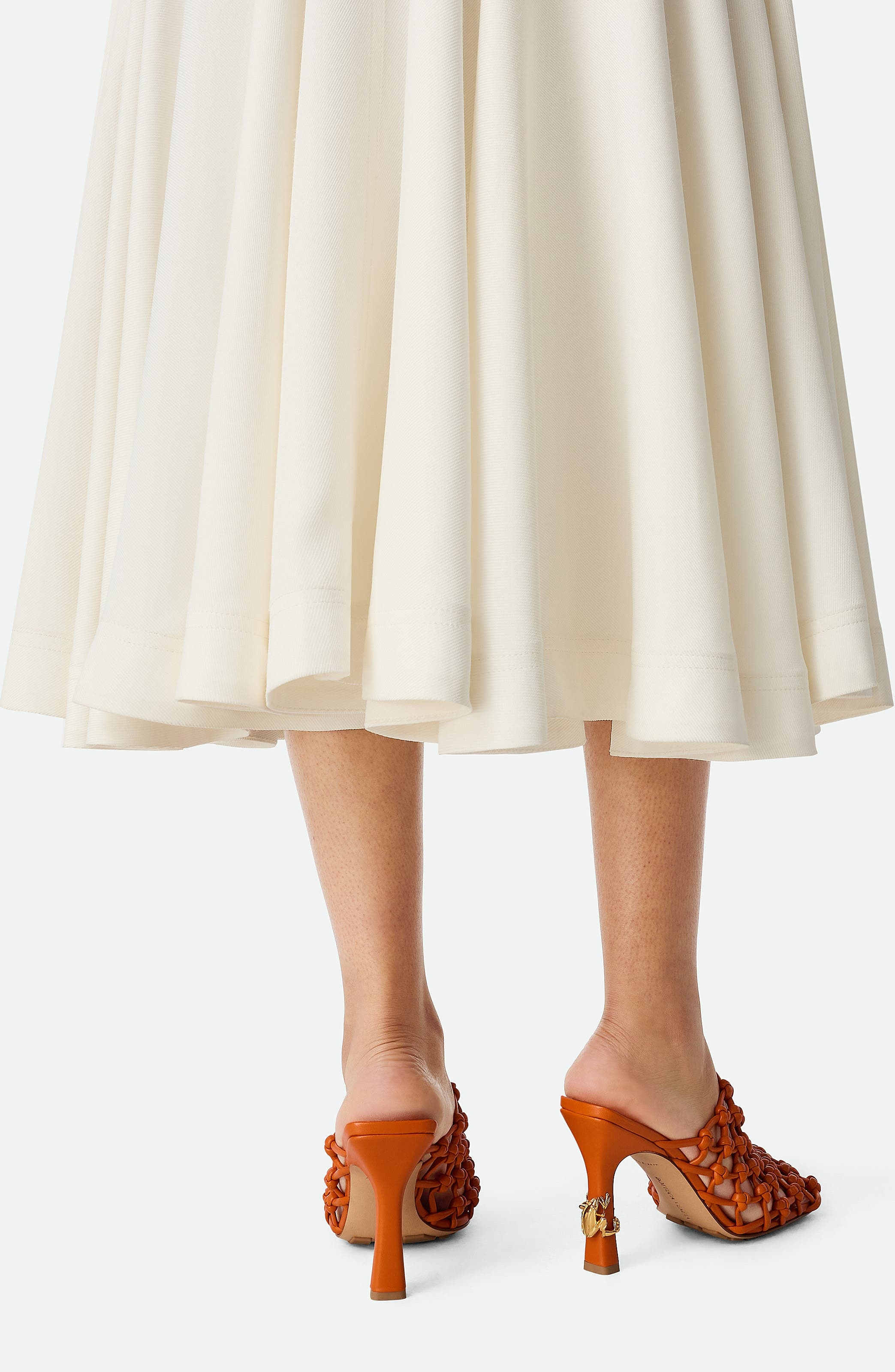 Bottega Veneta Knotted Weave Pump in Burned Orange at Nordstrom - 8