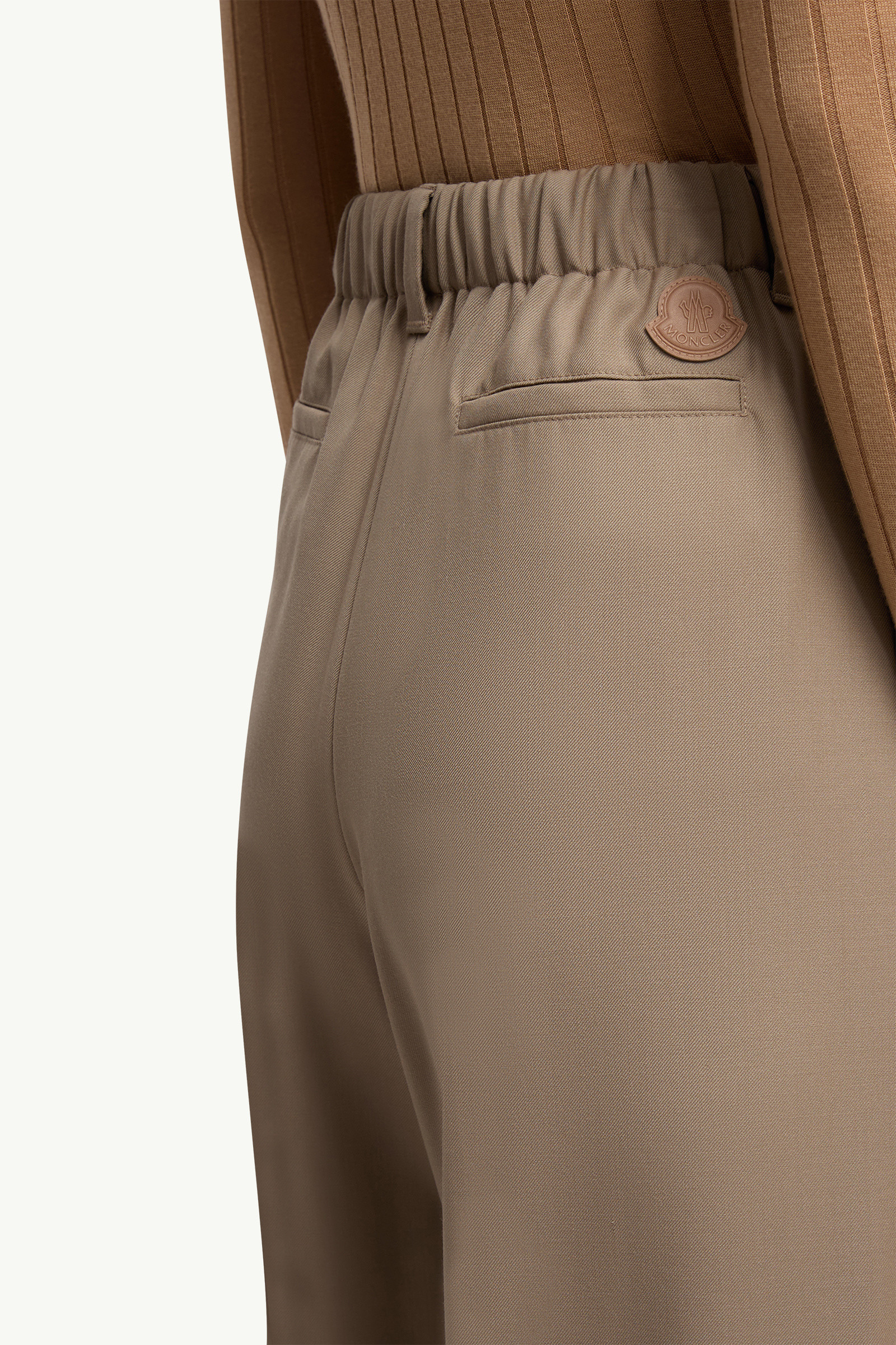 Wool Gabardine Tailored Pants - 6