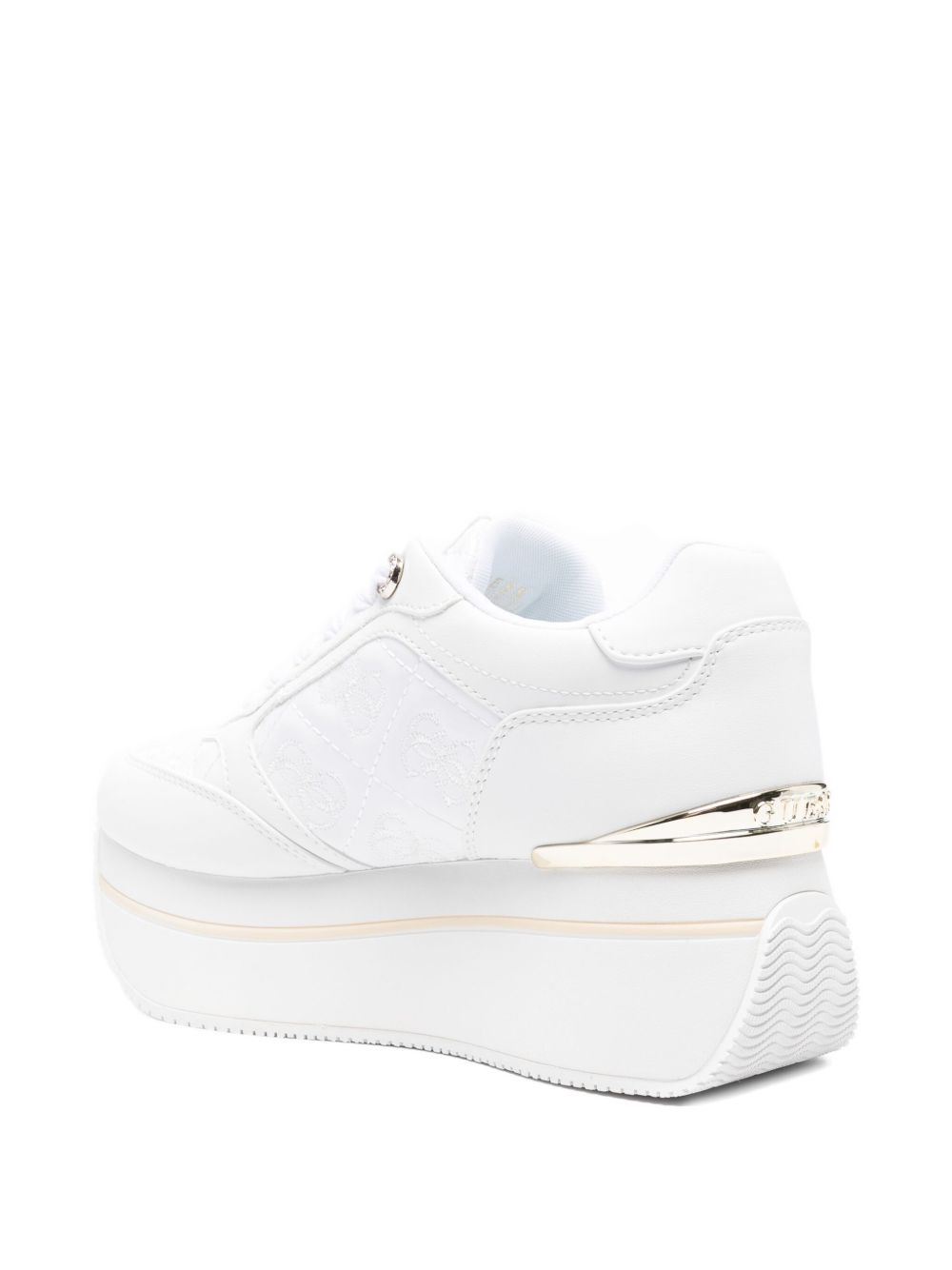 platform logo sneakers - 3