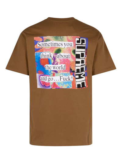 Supreme Static "Brown" T-shirt outlook