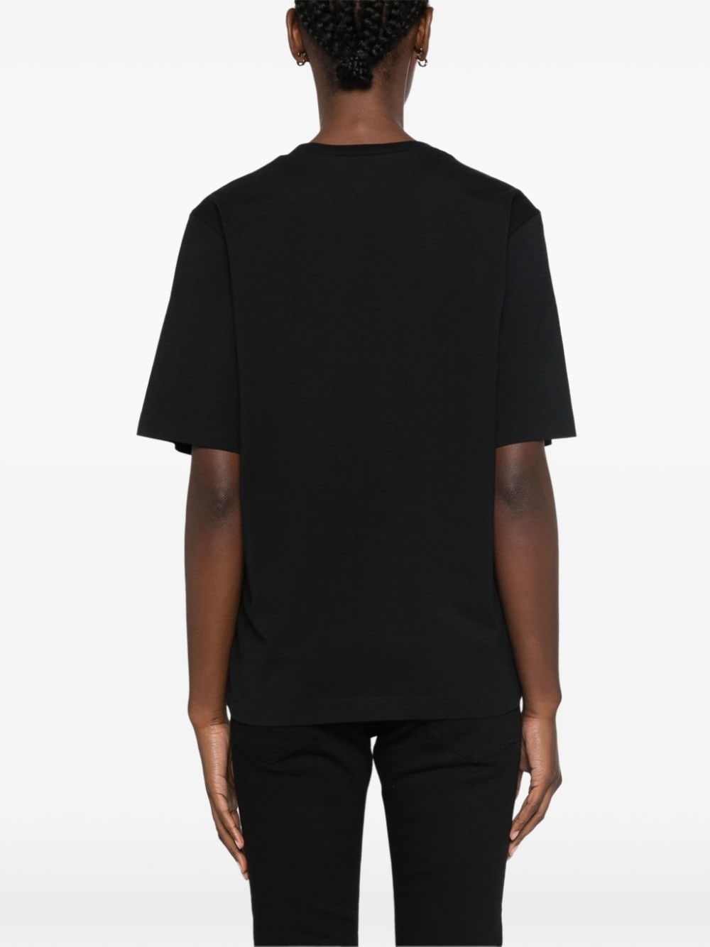 flocked-logo T-shirt - 4