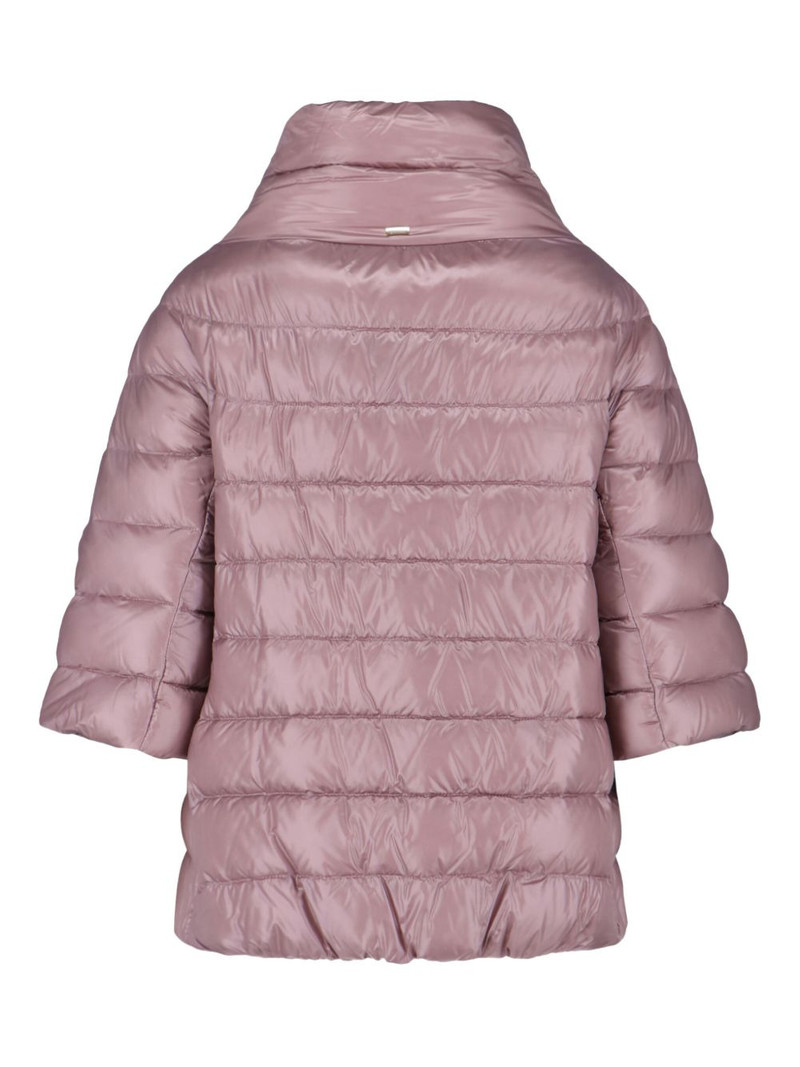 Herno quilted turtleneck puffer coat outlook