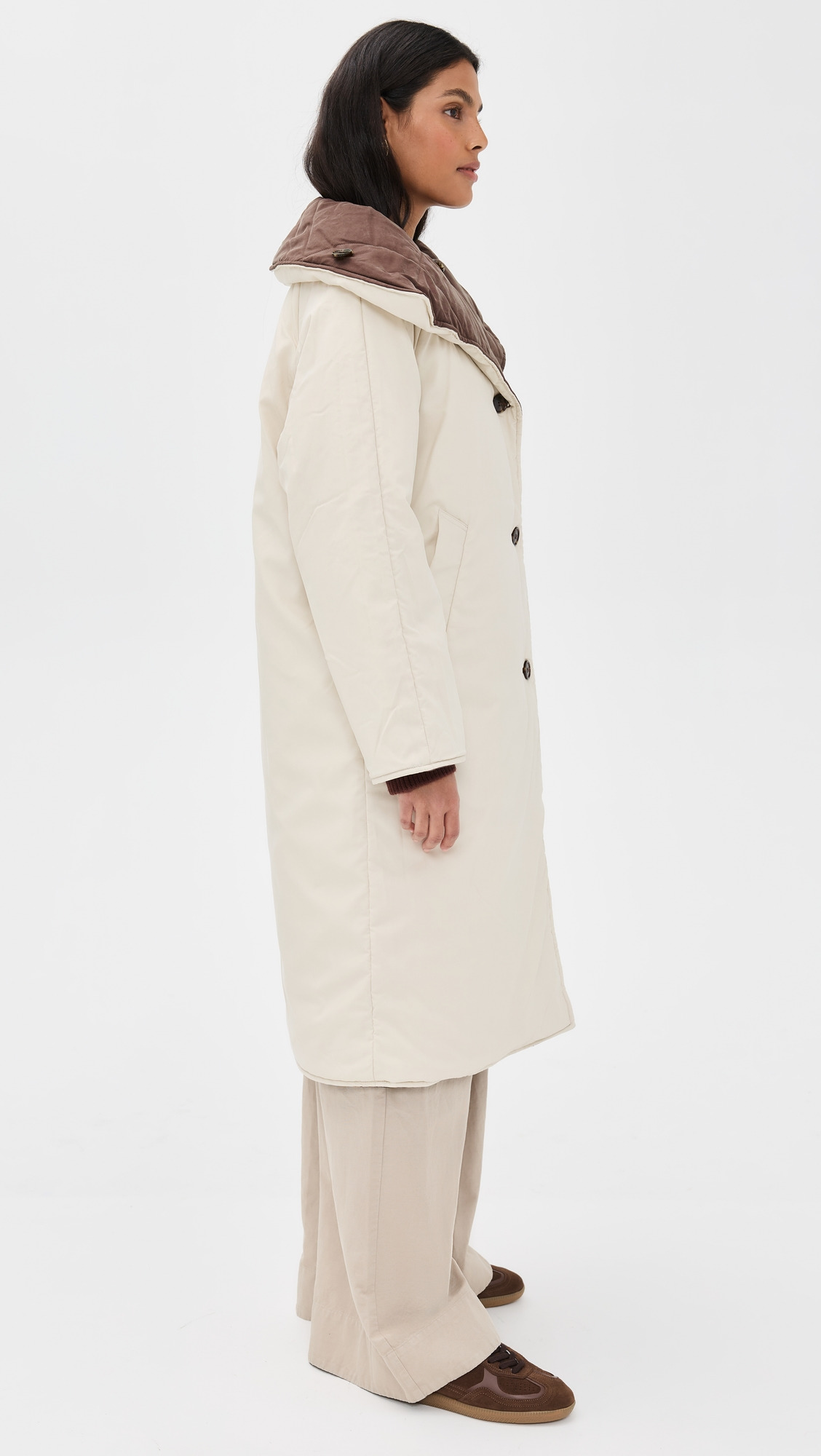 Annalise Reversible Wrap Coat - 5