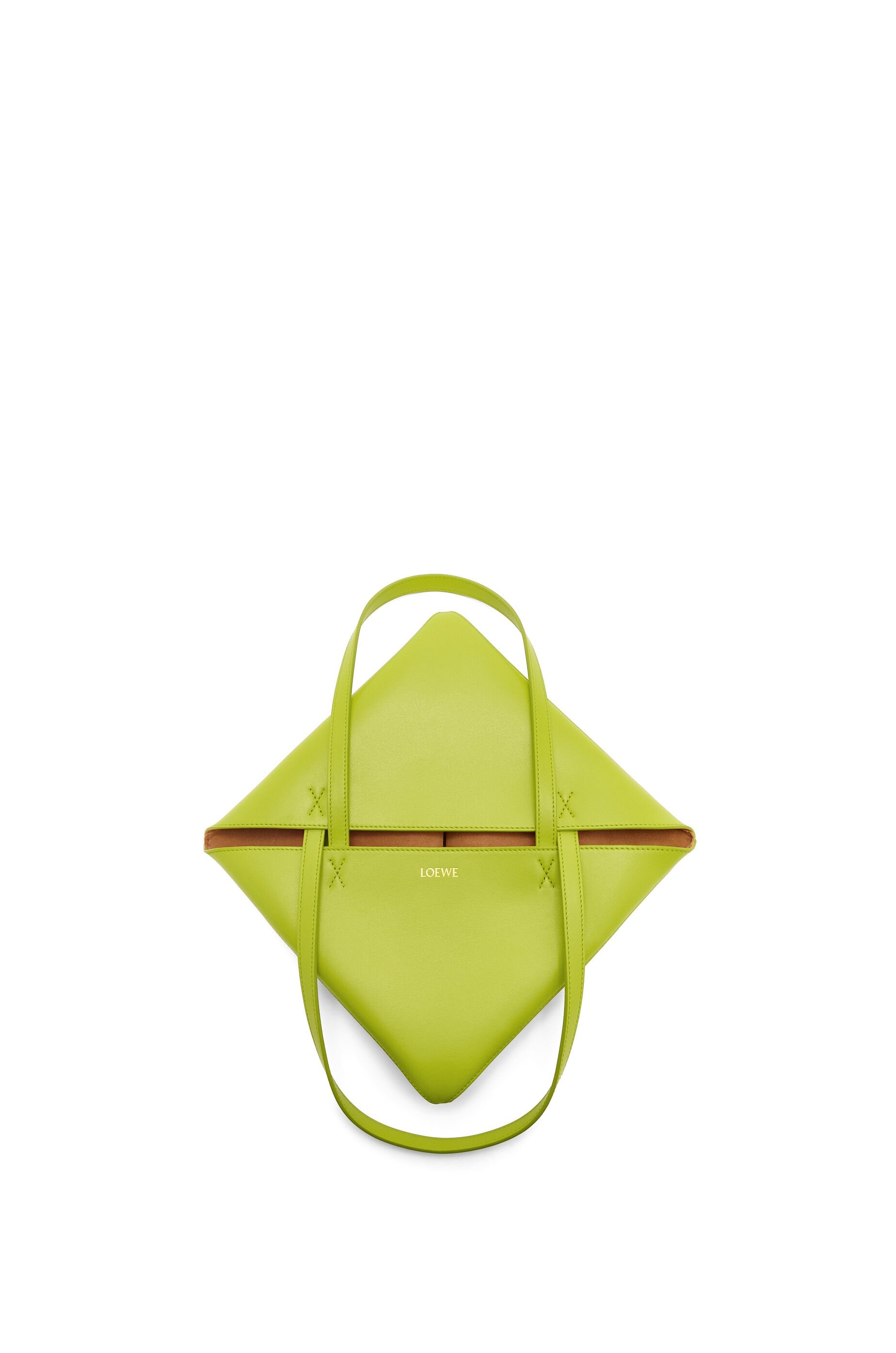 Puzzle Fold Tote in shiny calfskin - 8