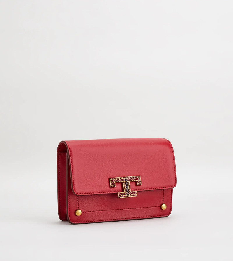 LEATHER T TIMELESS BELT BAG MICRO - VALENTINE'S DAY EDITION - RED 1
