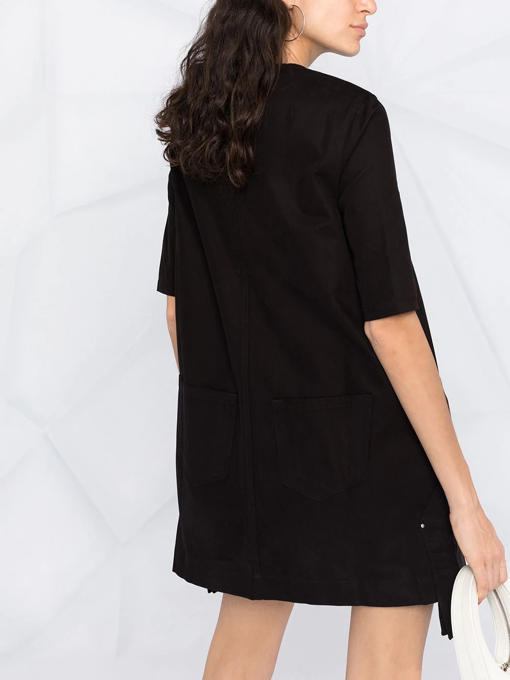 short sleeve panelled T-shirt dress - 3