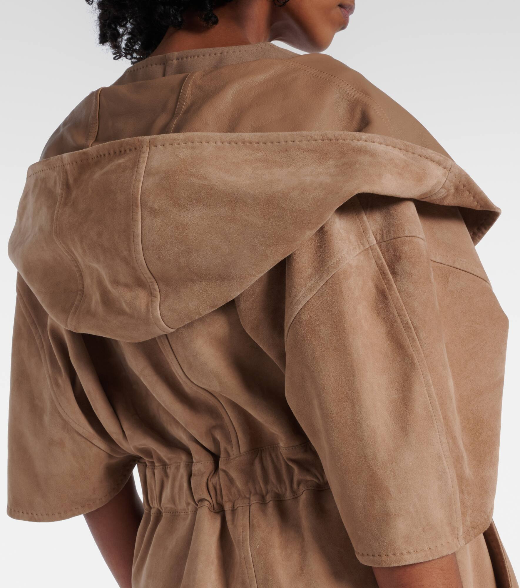 Chiffon suede wrap jacket - 6
