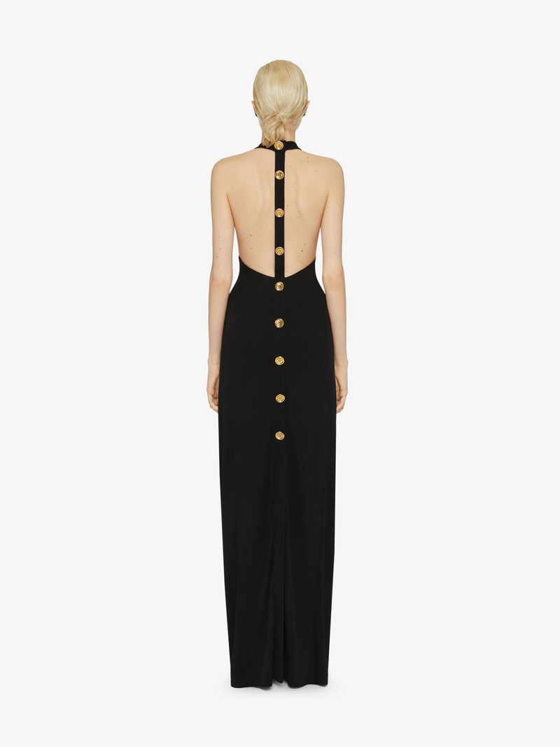 Givenchy EVENING DRESS IN JERSEY WITH BUTTONS ON THE BACK outlook