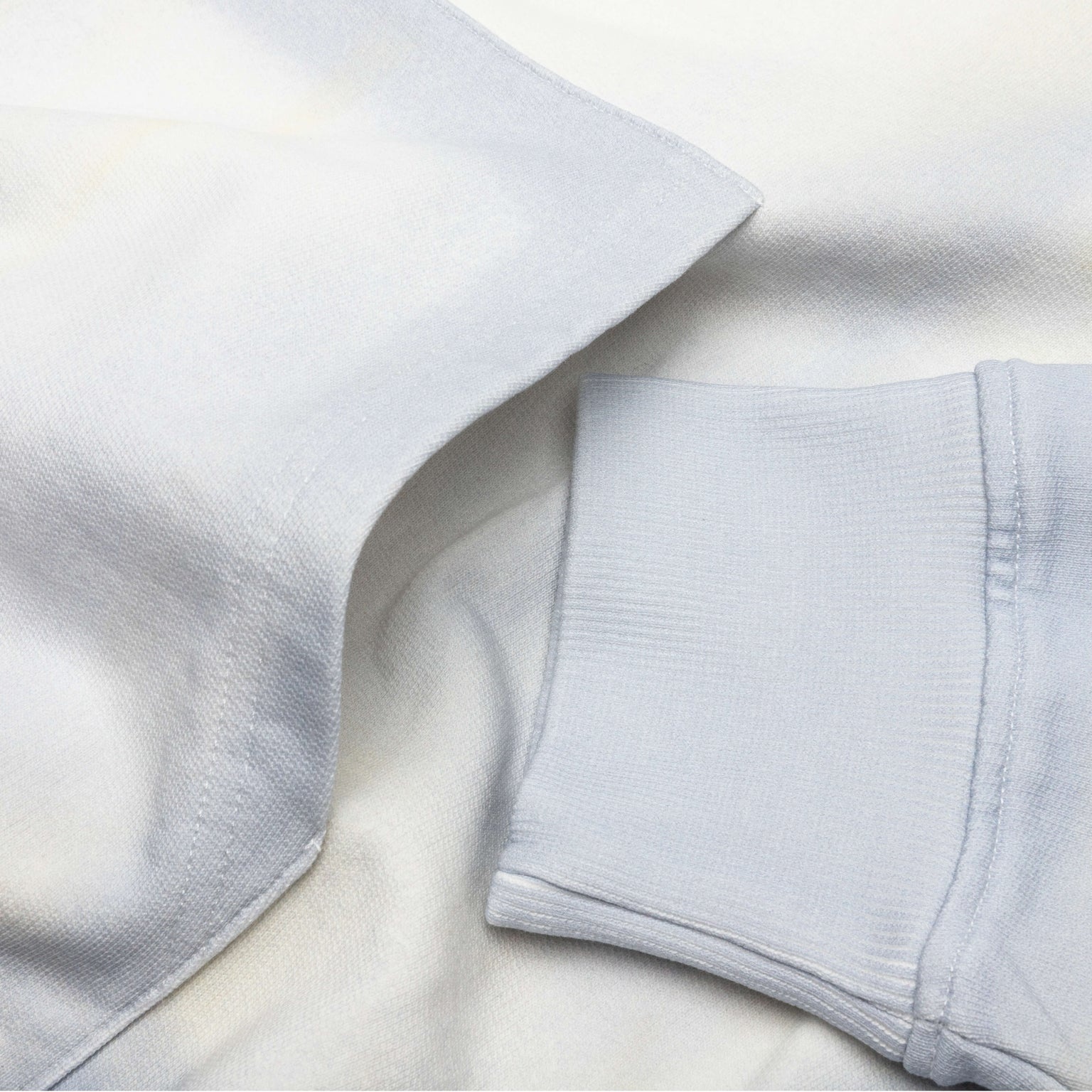 BALMAIN WATERCOLOR BALMAIN HOODIE - BLEU CLAIR/BLANC/JAUNE PALE - 5