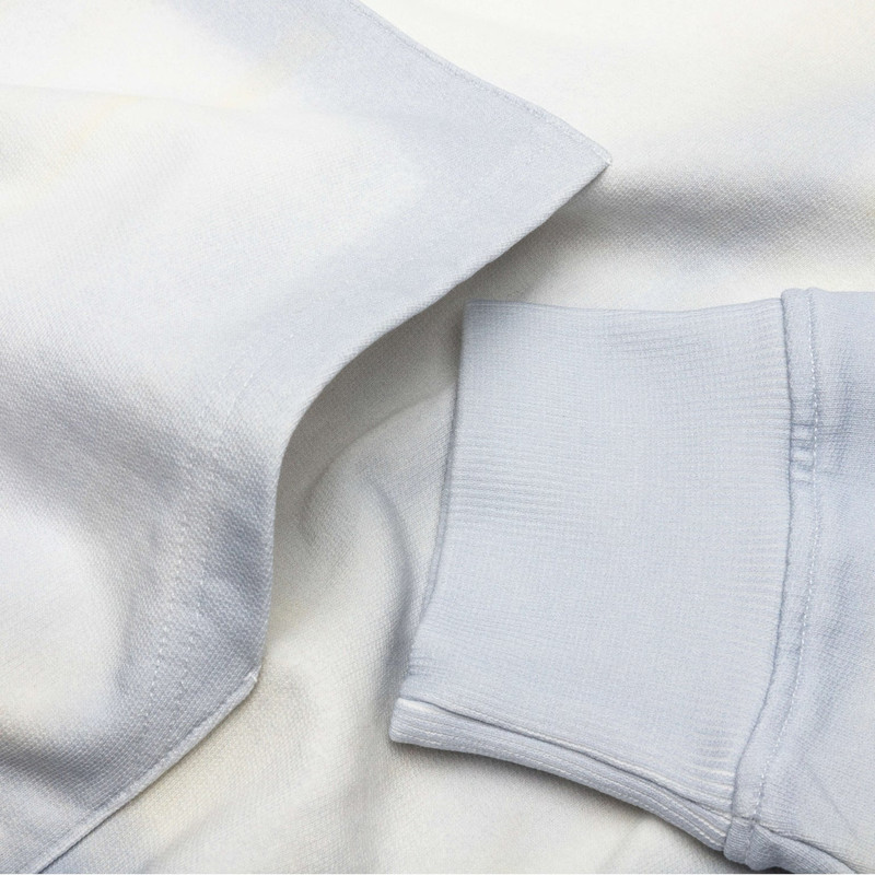 BALMAIN WATERCOLOR BALMAIN HOODIE - BLEU CLAIR/BLANC/JAUNE PALE 5