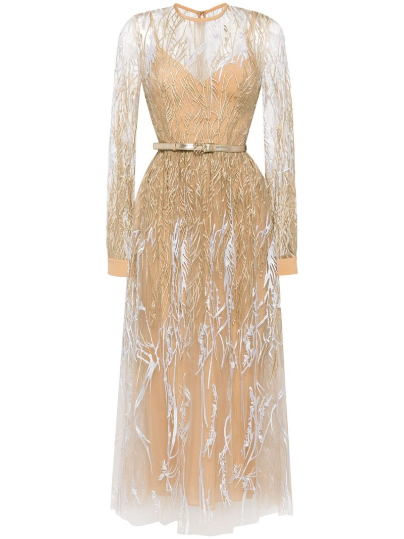 Arboreal midi gown 1