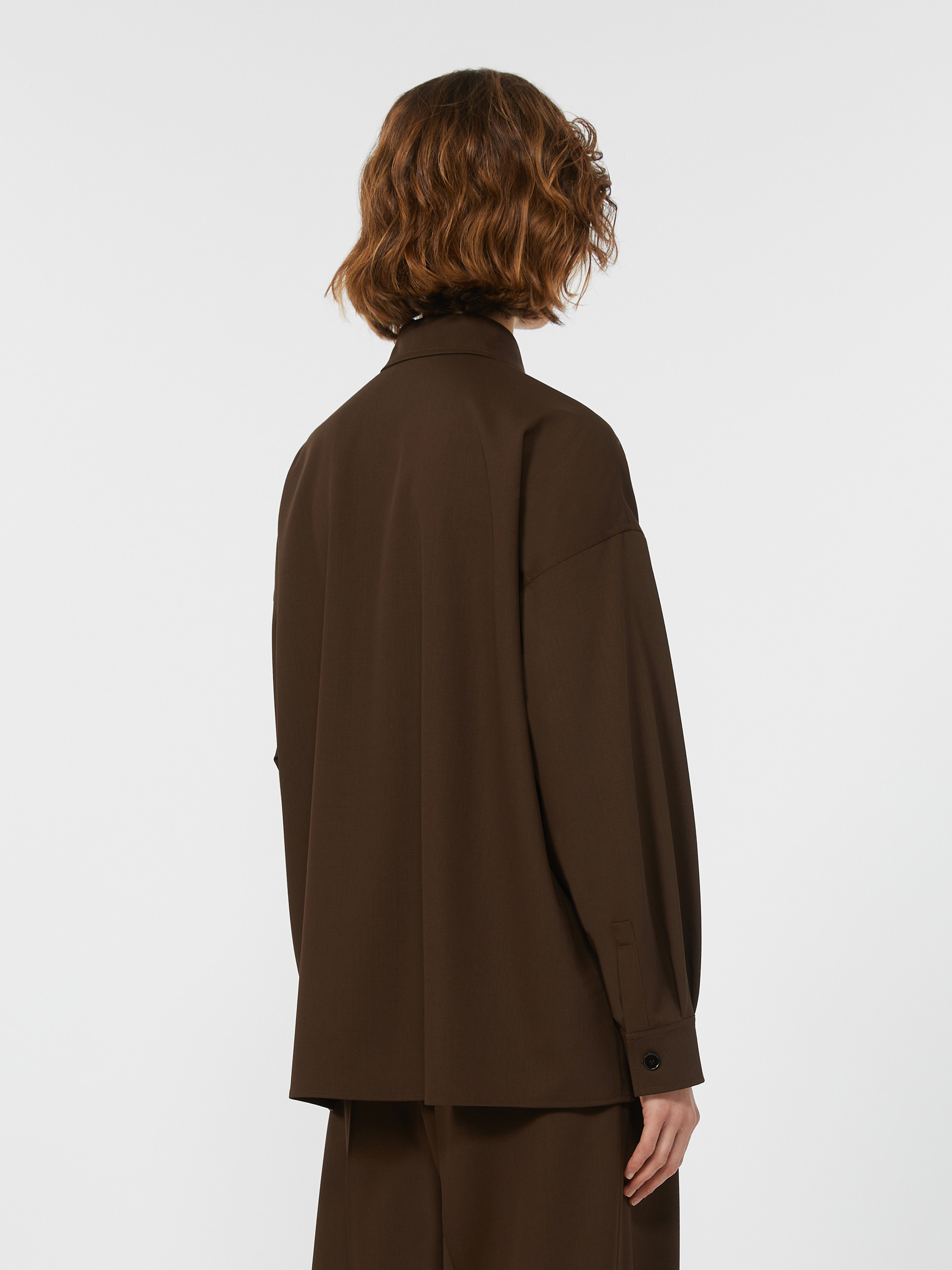 FIRMINA Wool twill shirt - 4