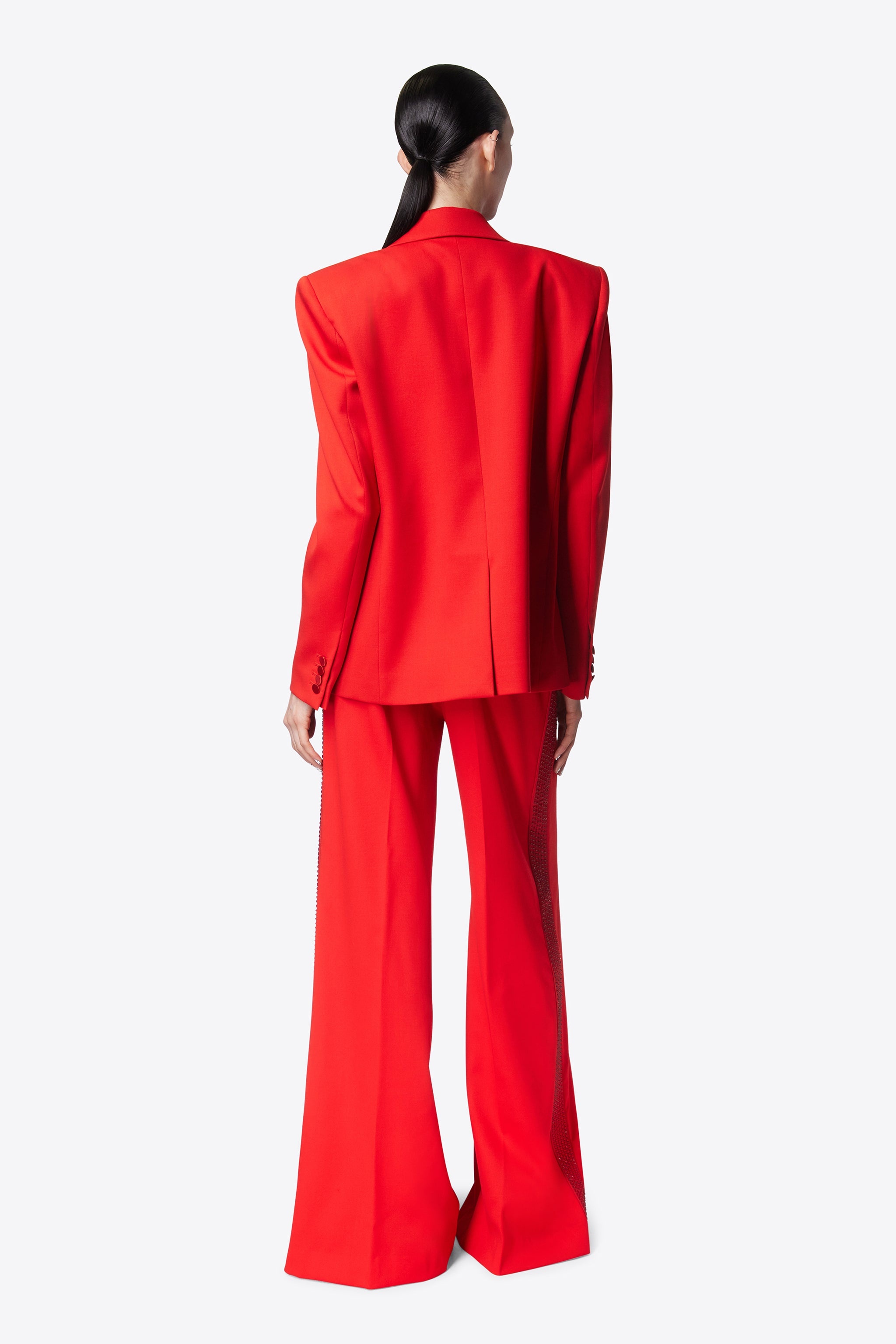 CRYSTAL EMBELLISHED RELAXED BLAZER - 5