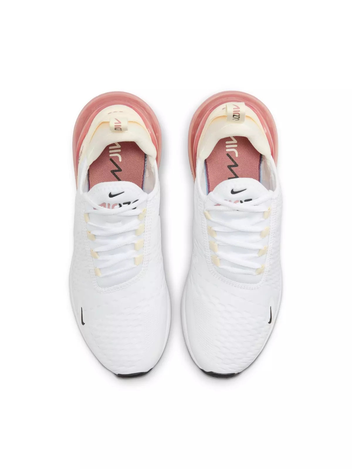 Air Max 270 "White/Black/Pale Ivory/Muslin" Women's Shoe - 7