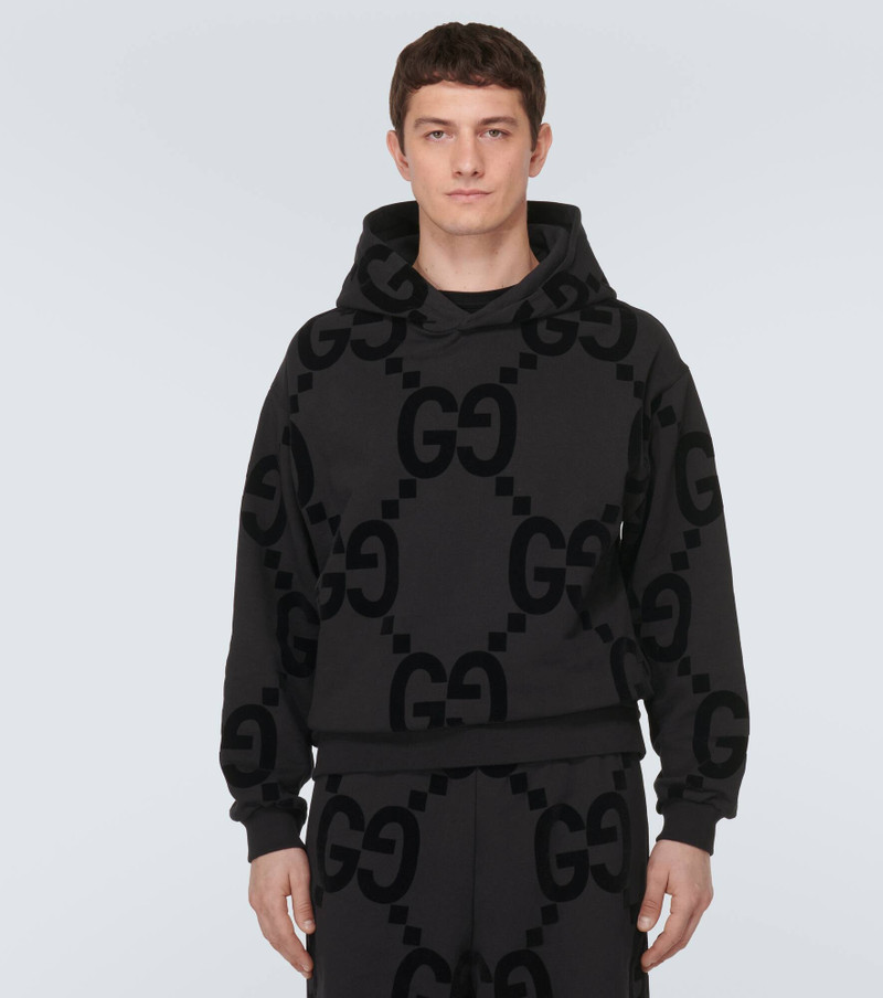 GUCCI Jumbo GG cotton jersey hoodie | REVERSIBLE