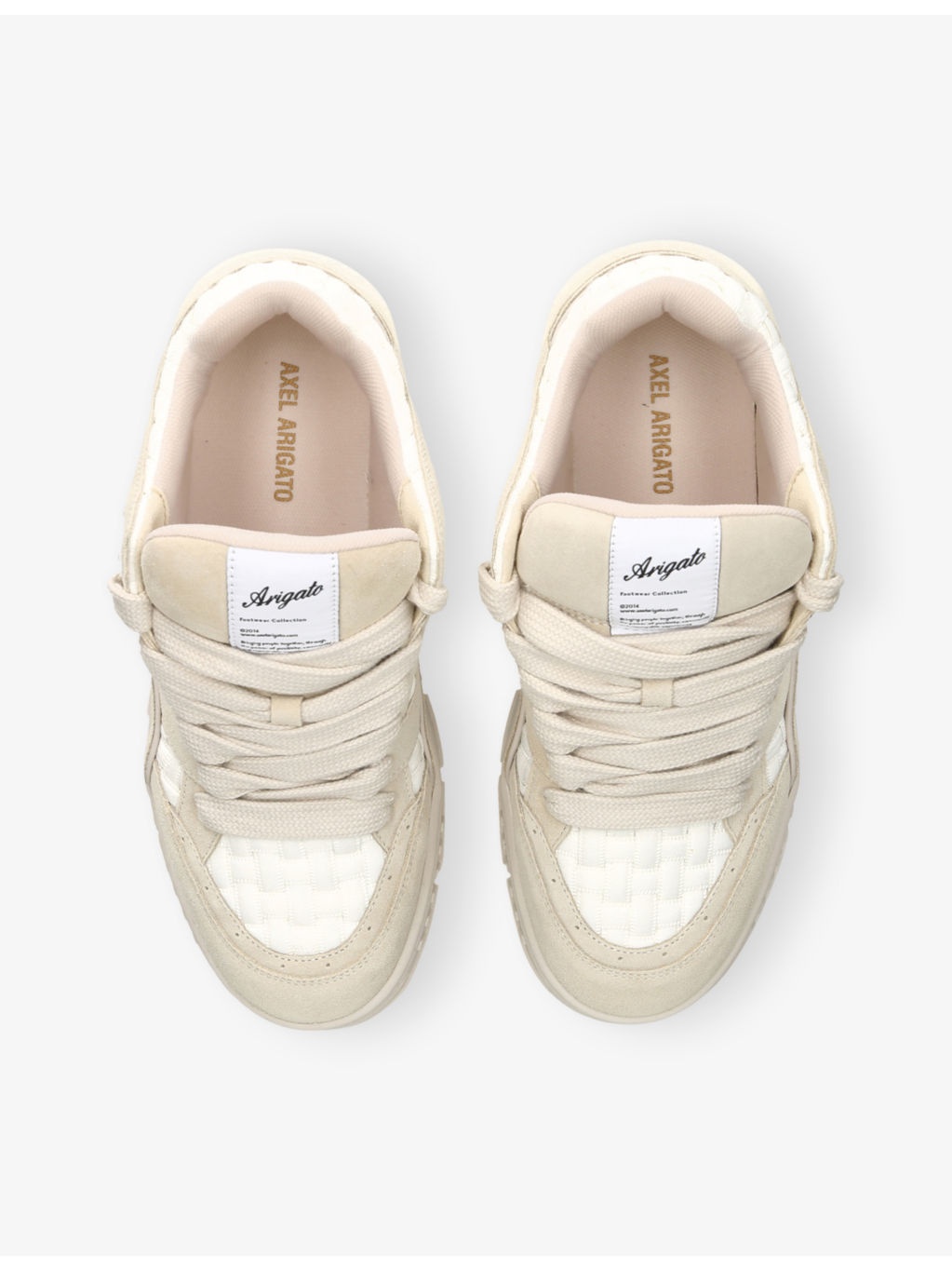 Area Lo Suede and Woven Low-Top Trainers - 2